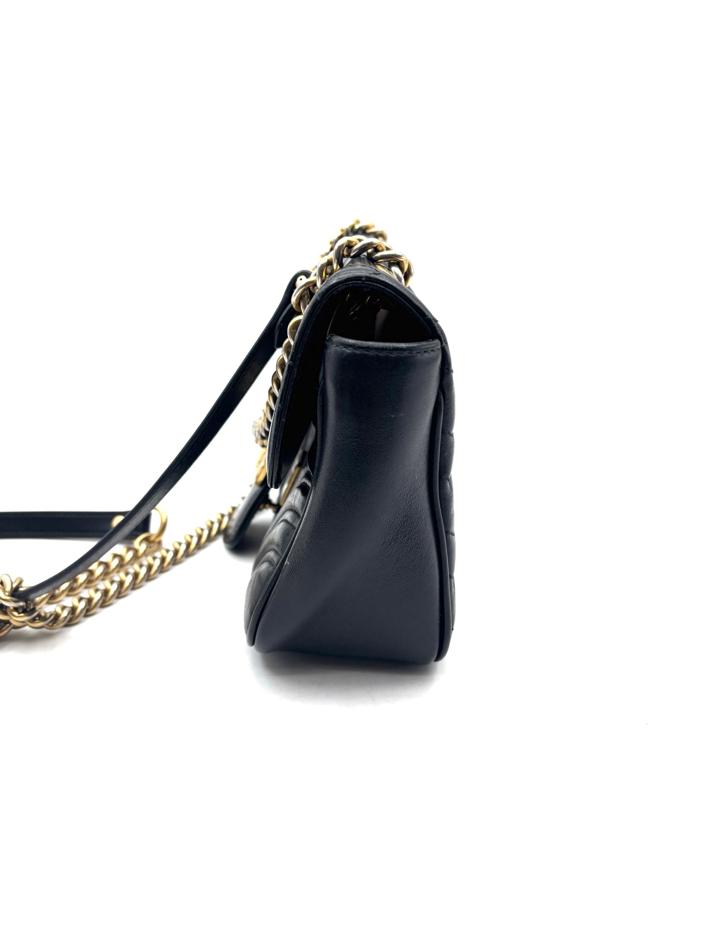 Gucci - GG Marmont - Leather - Black - (mini)