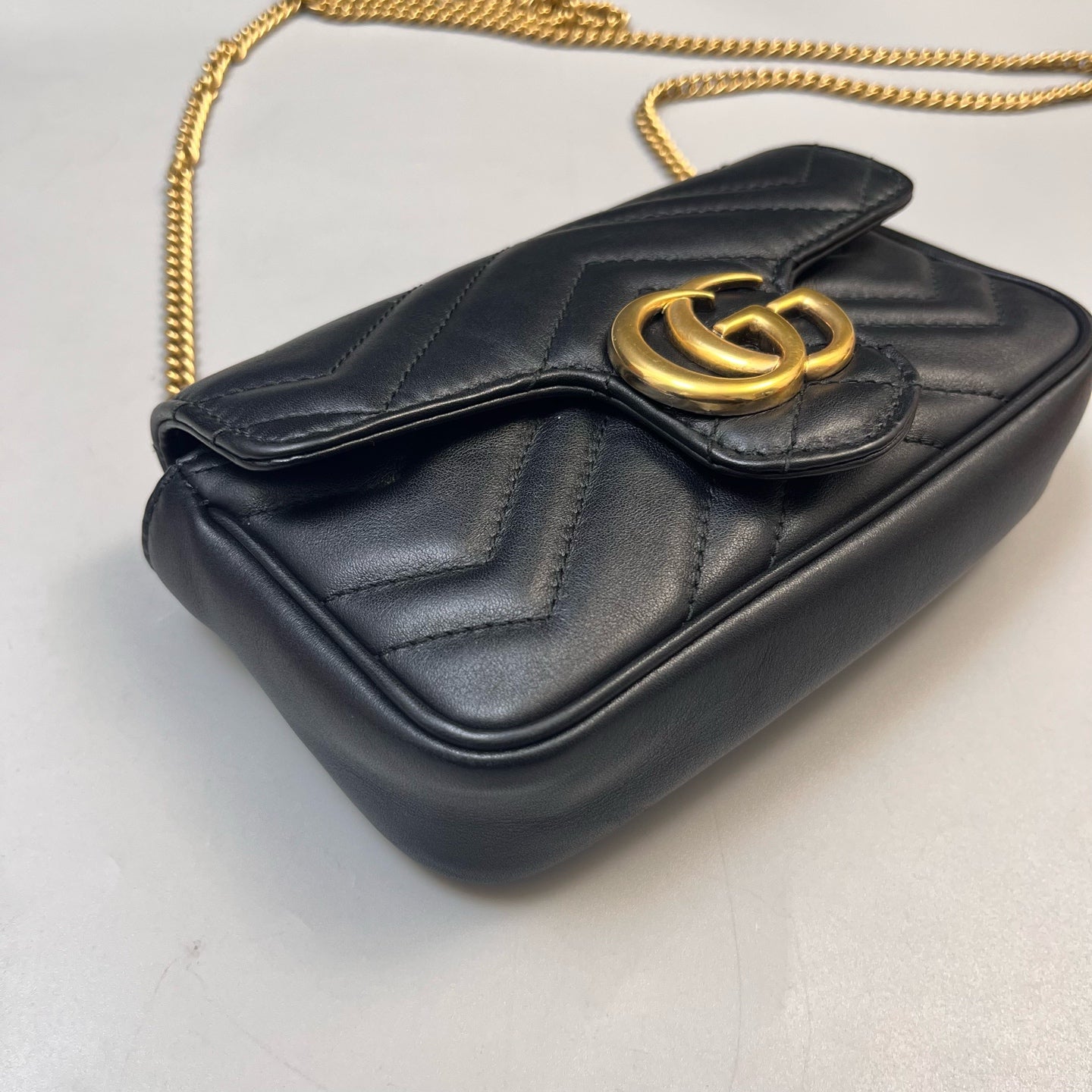 Gucci - GG Marmont - Leather - Black - (mini)