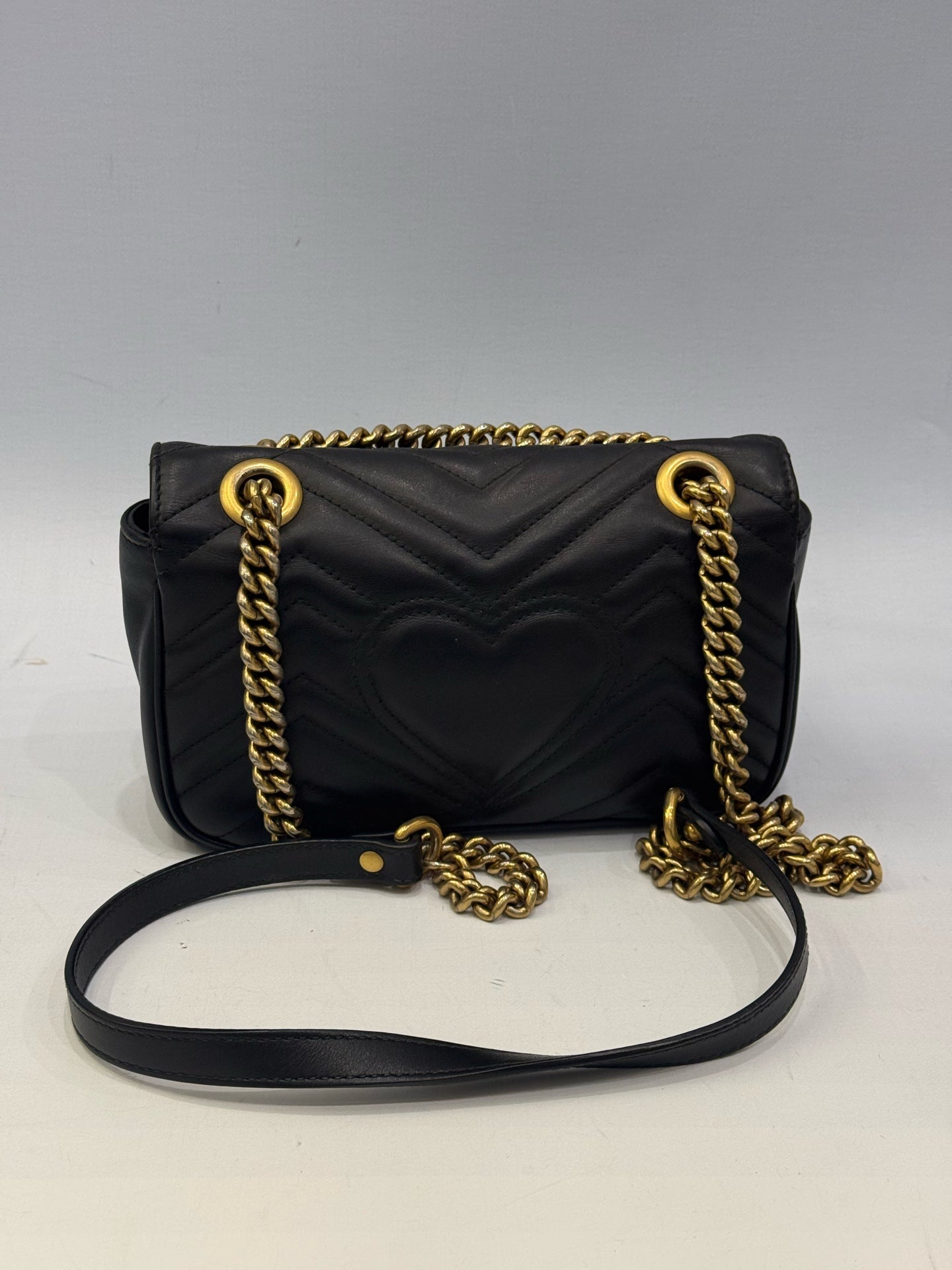 Gucci - GG Marmont - Leather - Black - (mini)