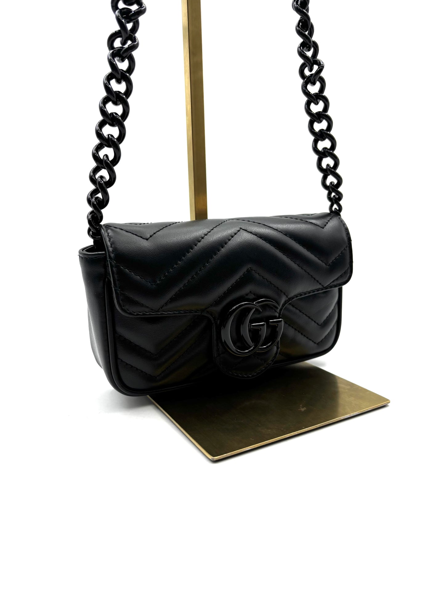 Gucci - GG Marmont - Leather - Black - (mini)