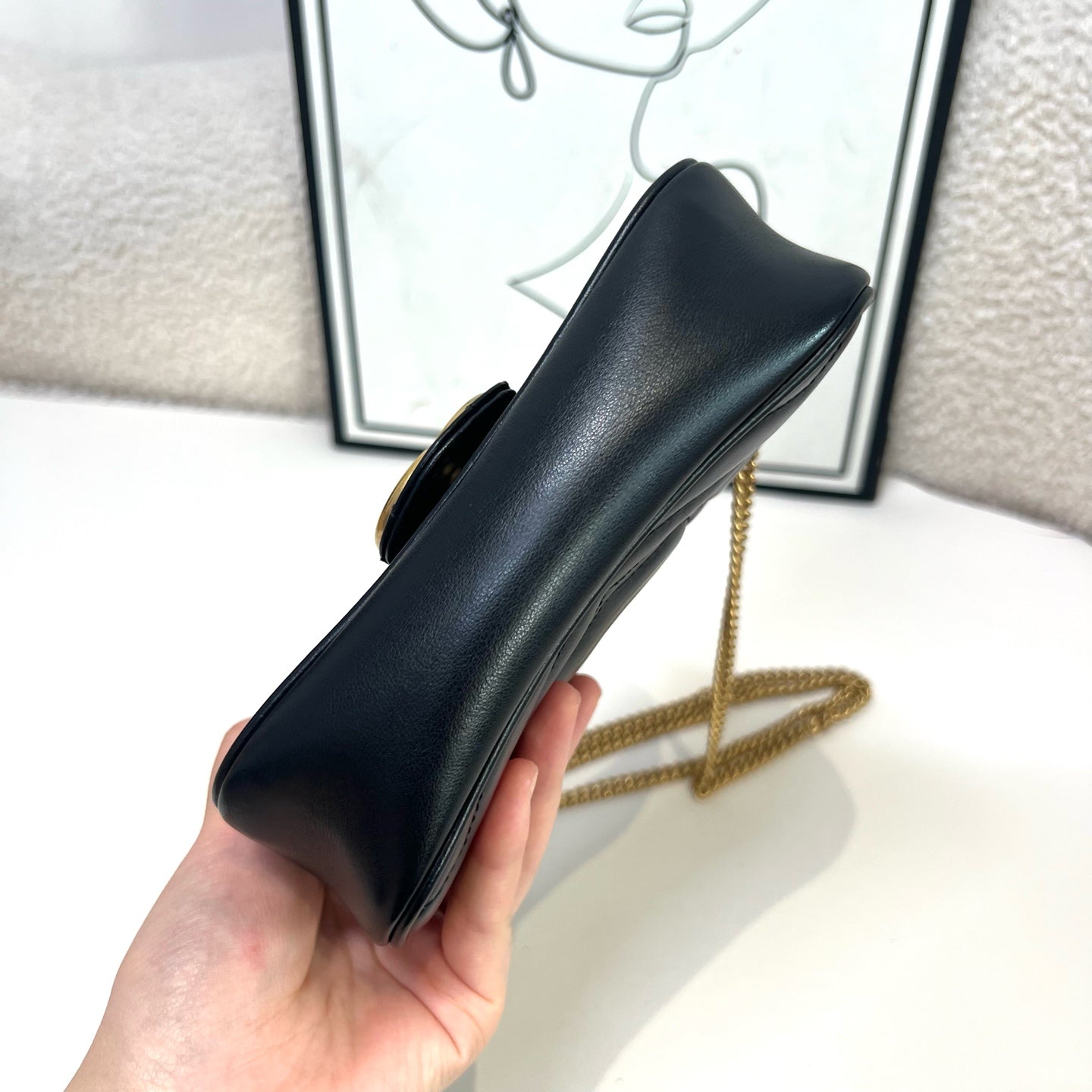 Gucci - GG Marmont - Leather - Black - (mini)