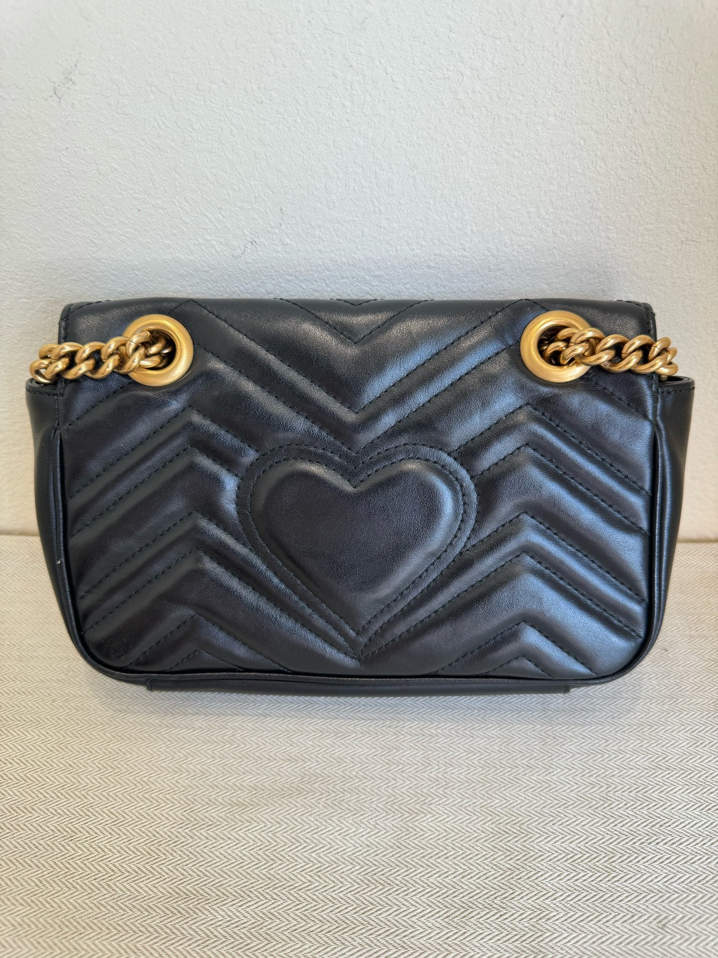 Gucci - GG Marmont - Leather - Black - (mini)