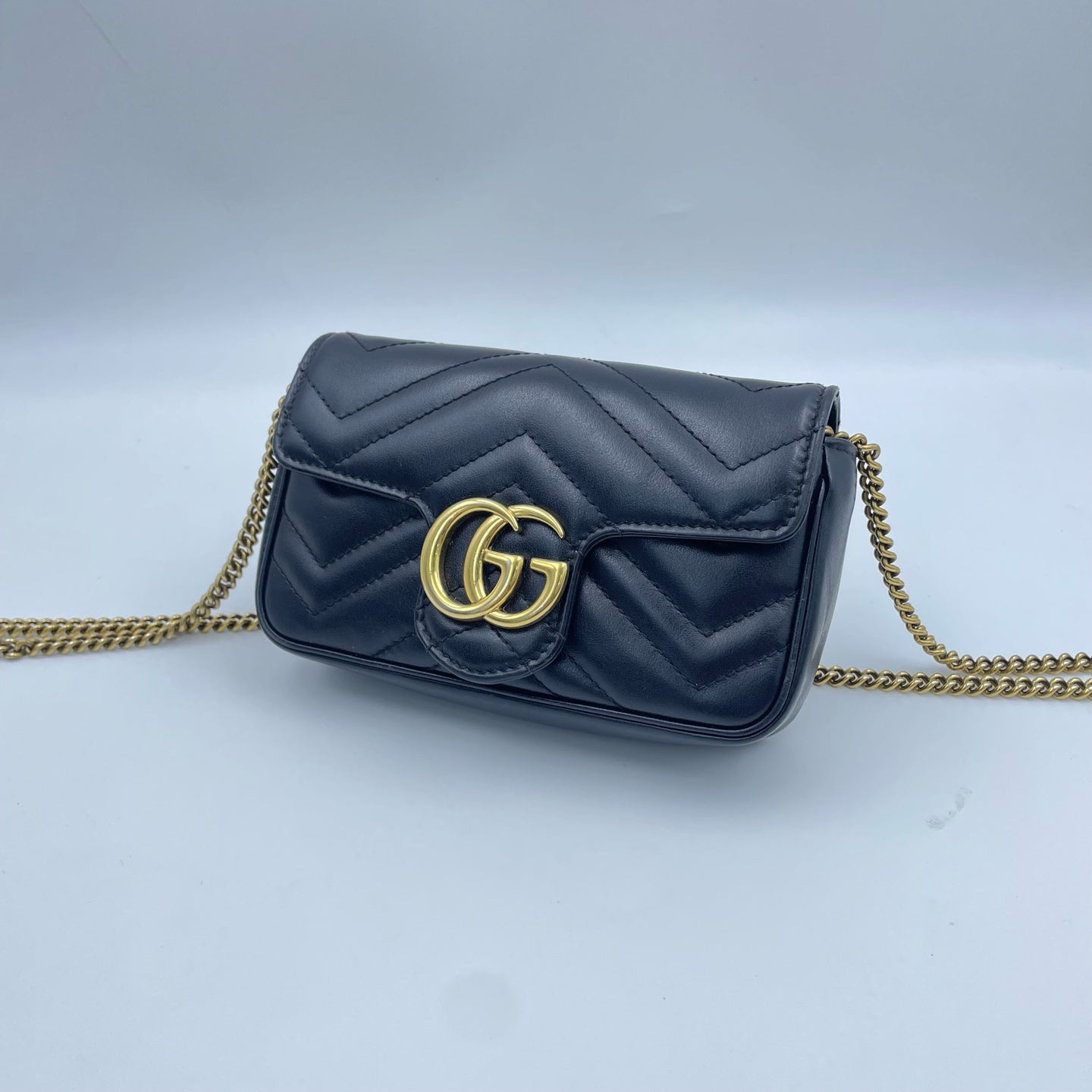 Gucci - GG Marmont - Leather - Black - (mini)