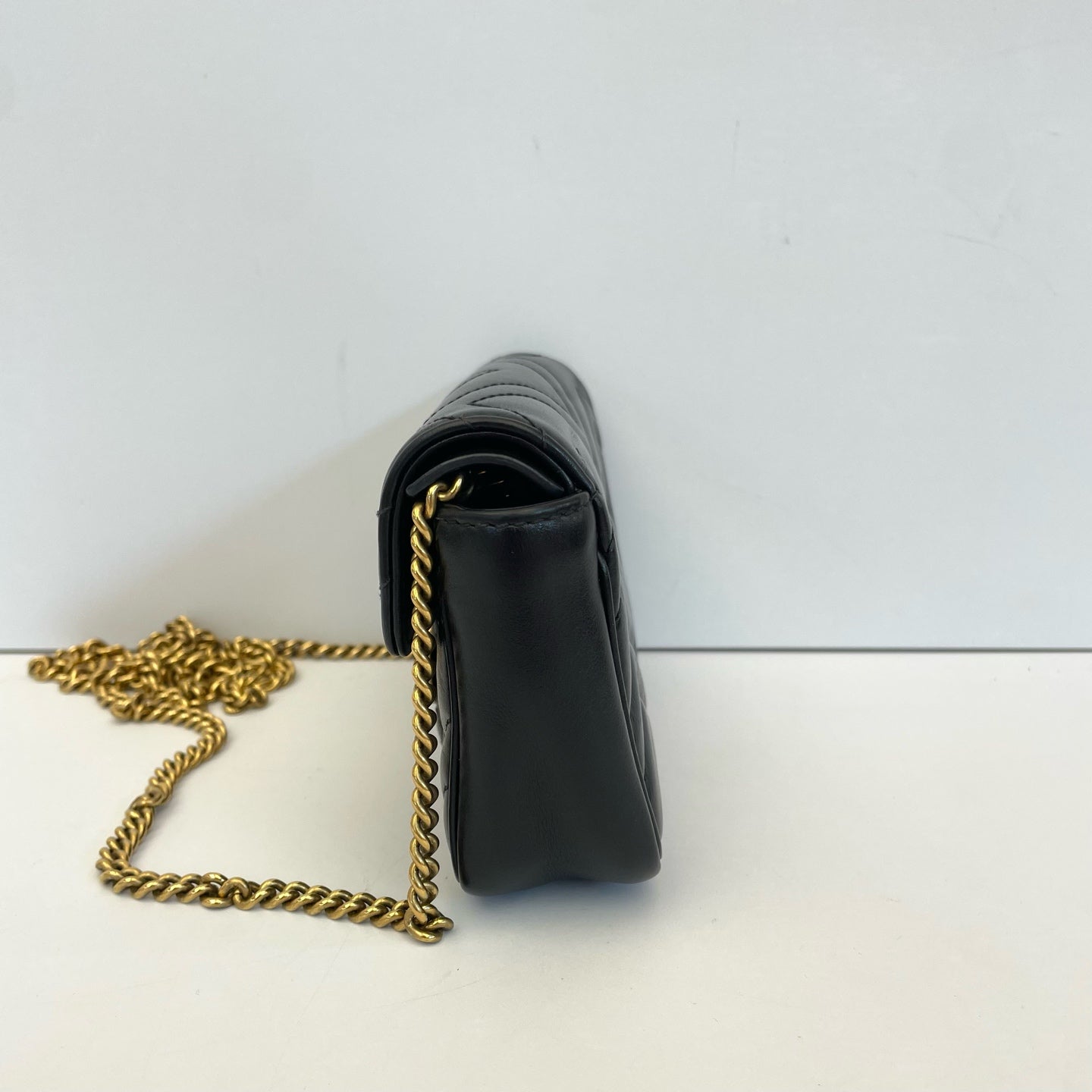 Gucci - GG Marmont - Leather - Black - (mini)
