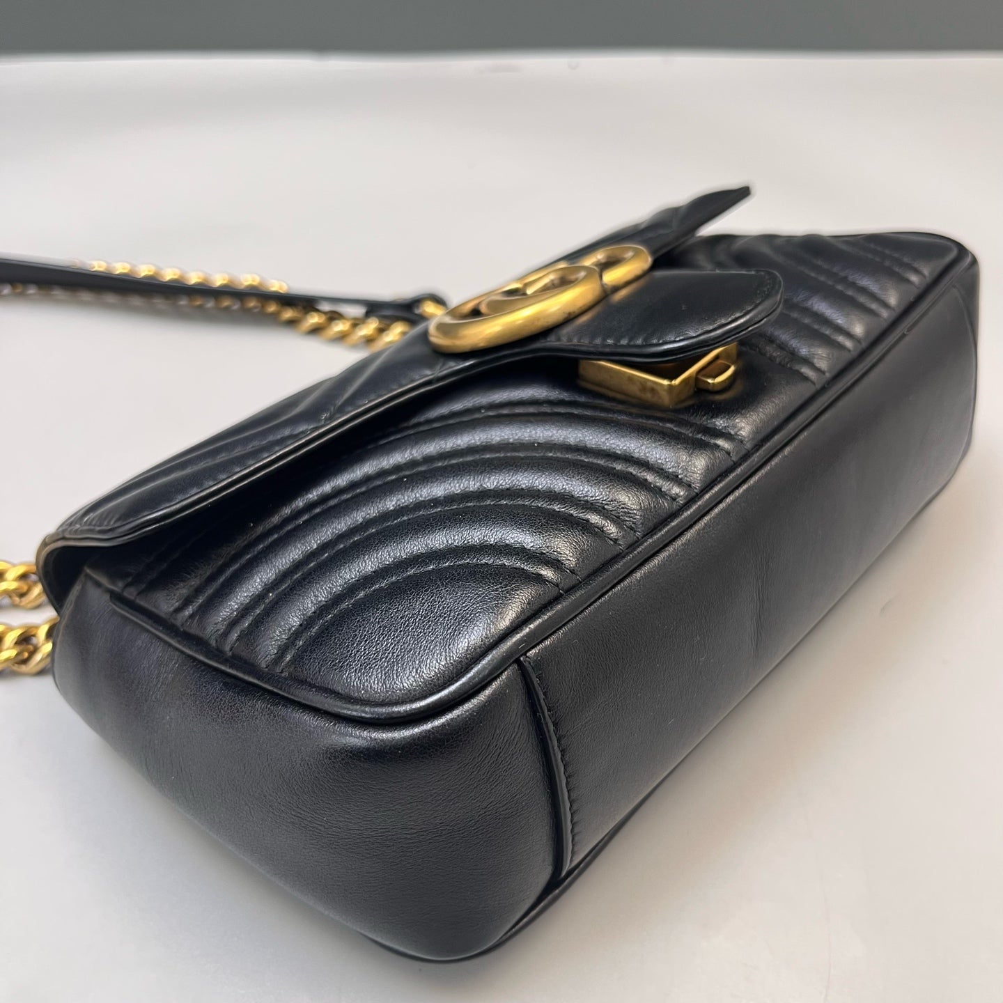 Gucci - GG Marmont - Leather - Black - (mini)