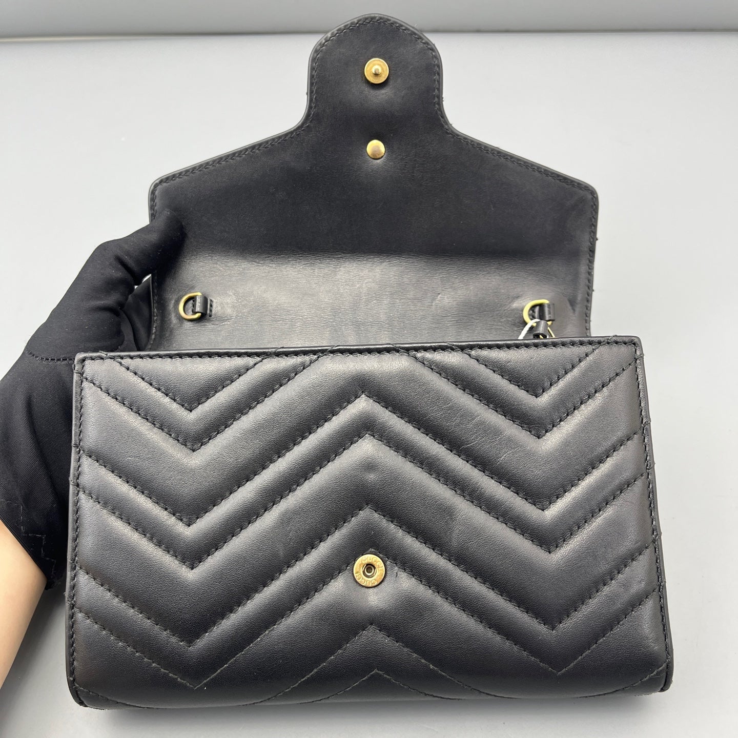 Gucci - GG Marmont - Leather - Black - (mini)