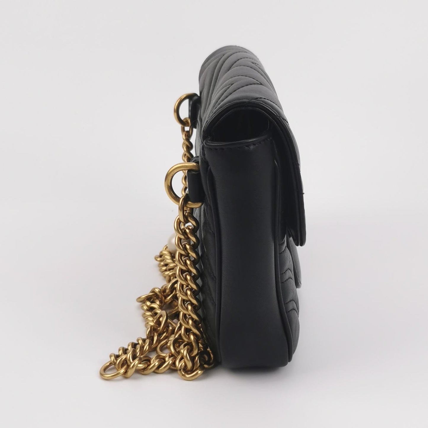 Gucci - GG Marmont - Leather - Black - (mini)