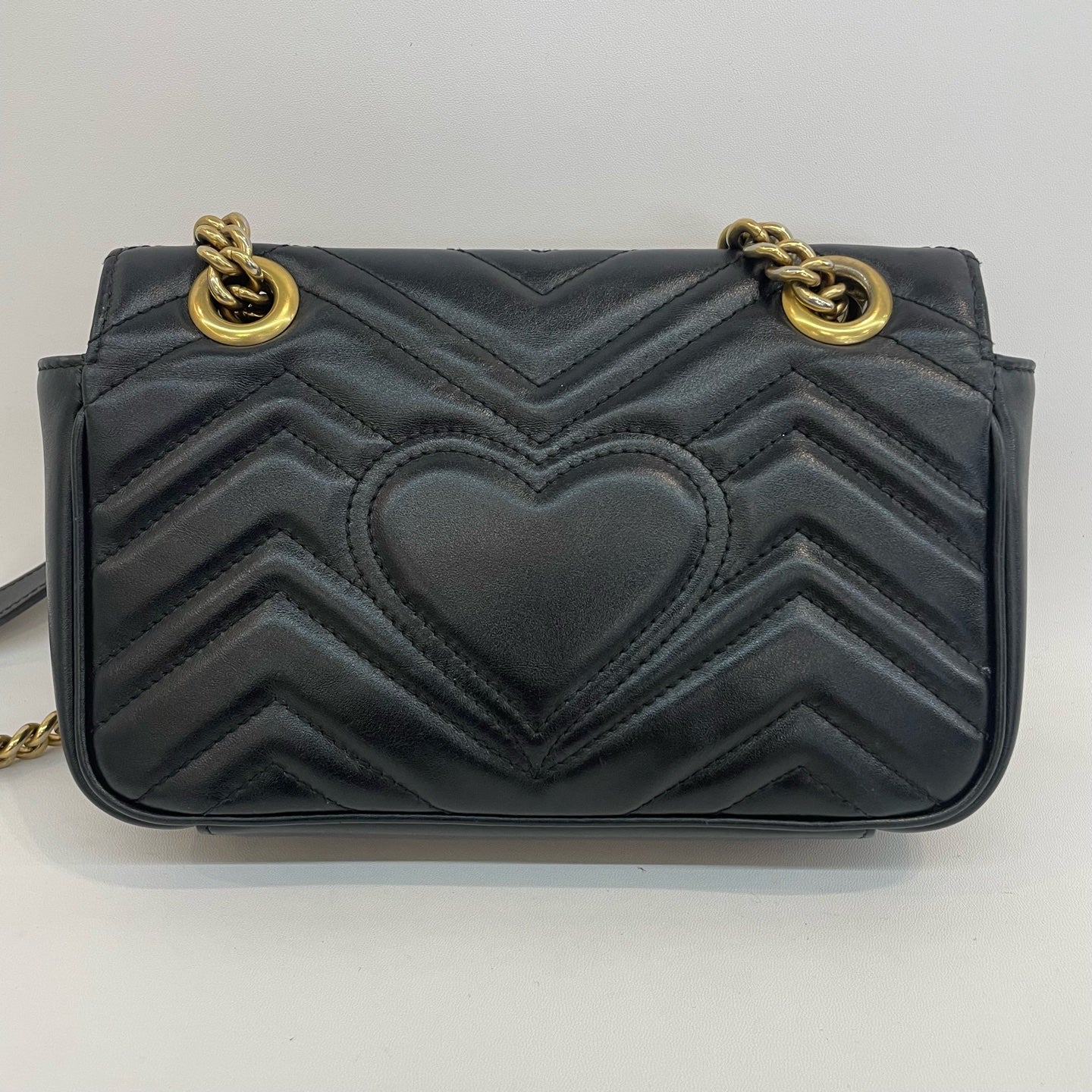 Gucci - GG Marmont - Leather - Black - (mini)