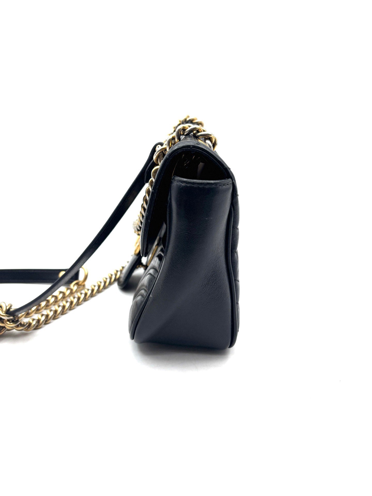 Gucci - GG Marmont - Leather - Black - (Mini)