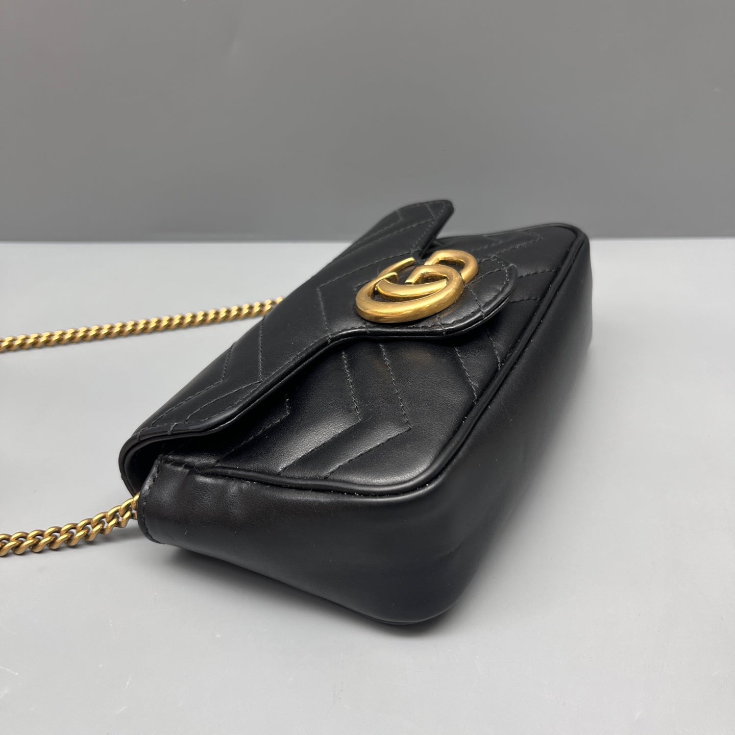 Gucci - GG Marmont - Leather - Black - (mini)