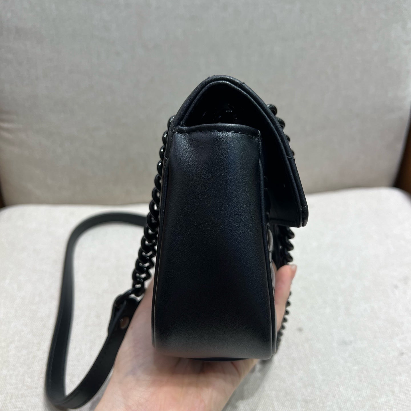 Gucci - GG Marmont - Leather - Black - (mini)