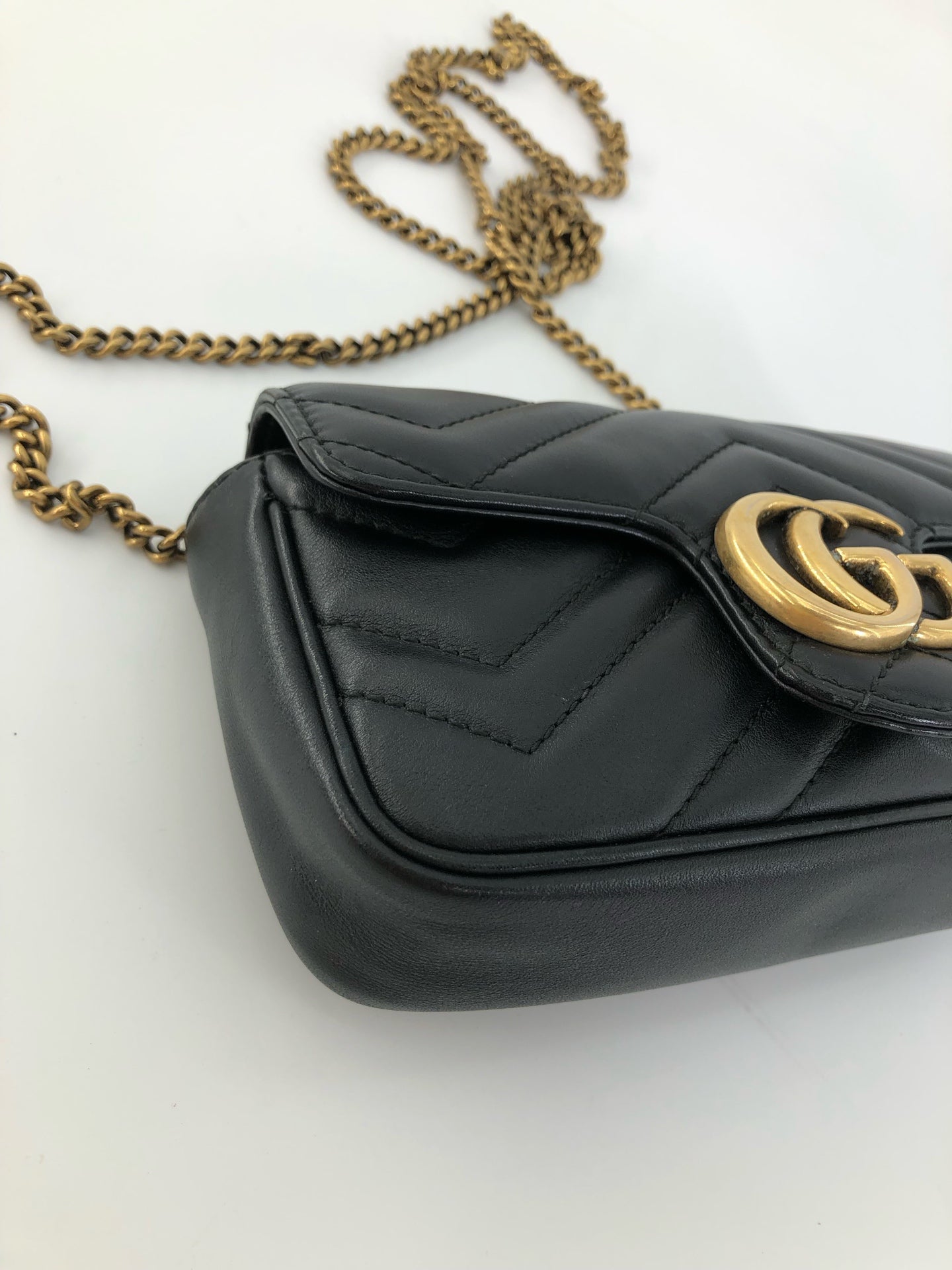 Gucci - GG Marmont - Leather - Black - (mini)