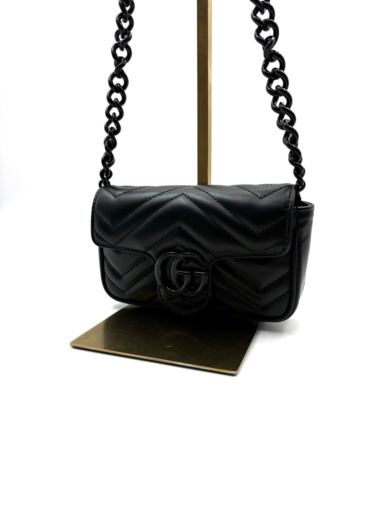 Gucci - GG Marmont - Leather - Black - (mini)