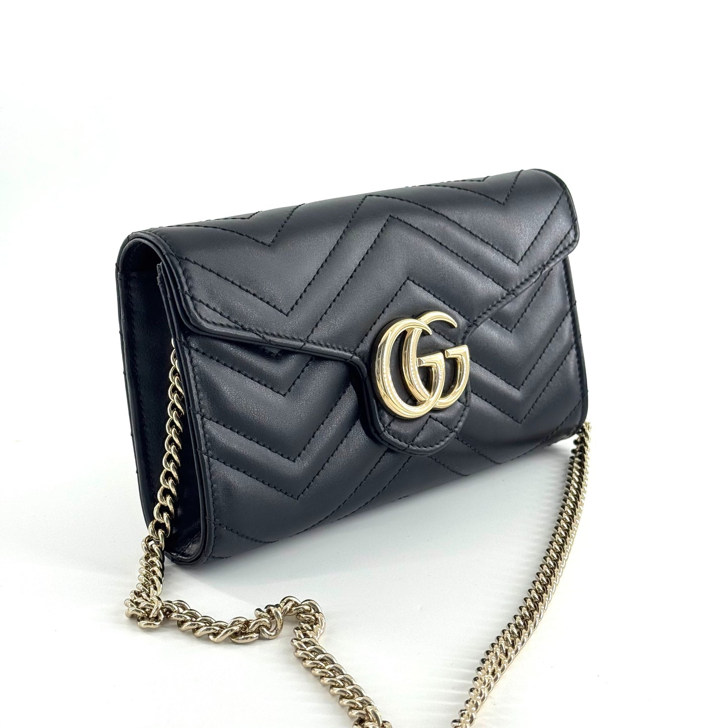 Gucci - GG Marmont - Leather - Black - (mini)