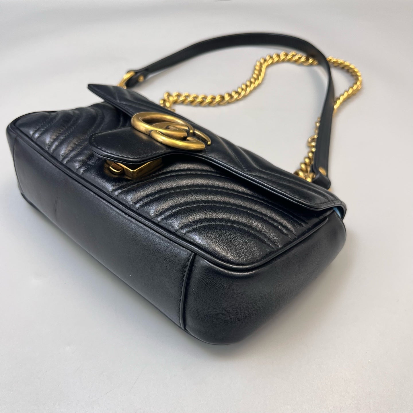 Gucci - GG Marmont - Leather - Black - (mini)