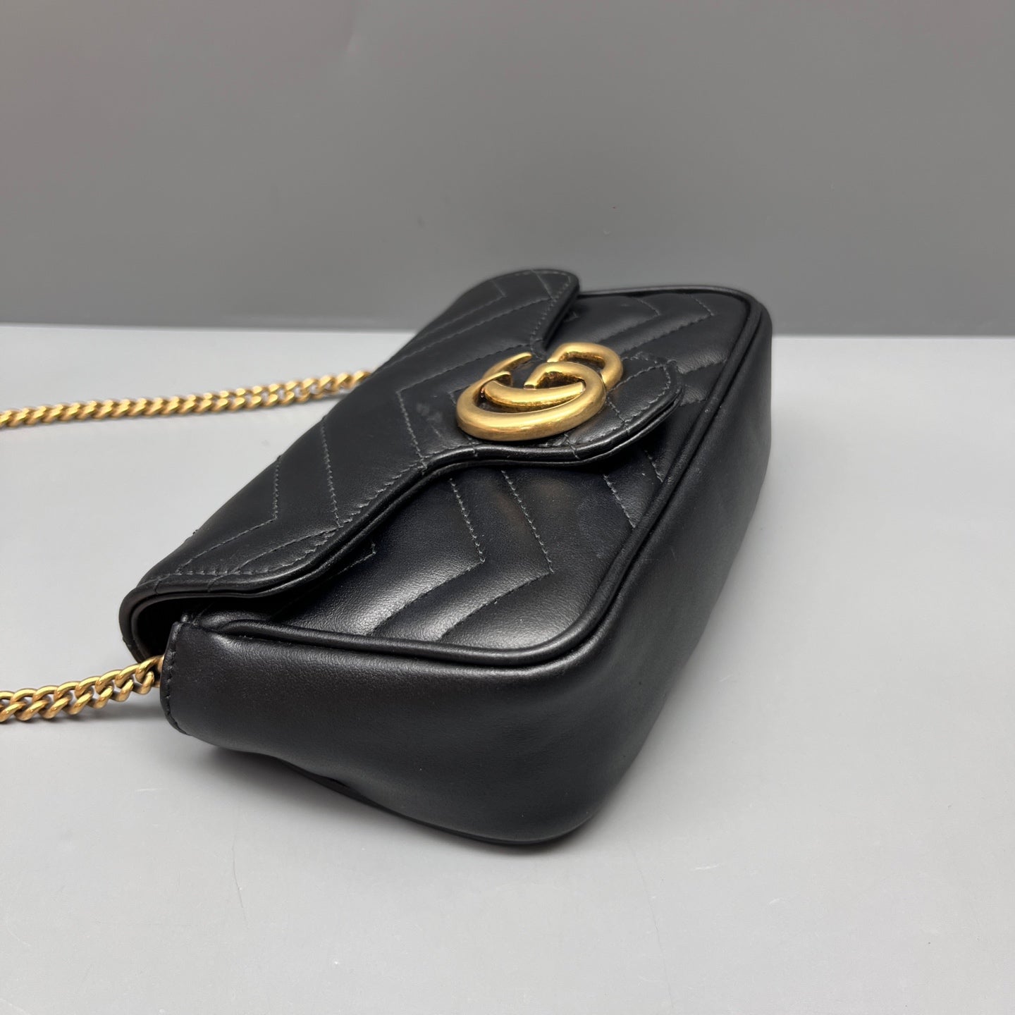 Gucci - GG Marmont - Leather - Black - (Mini)