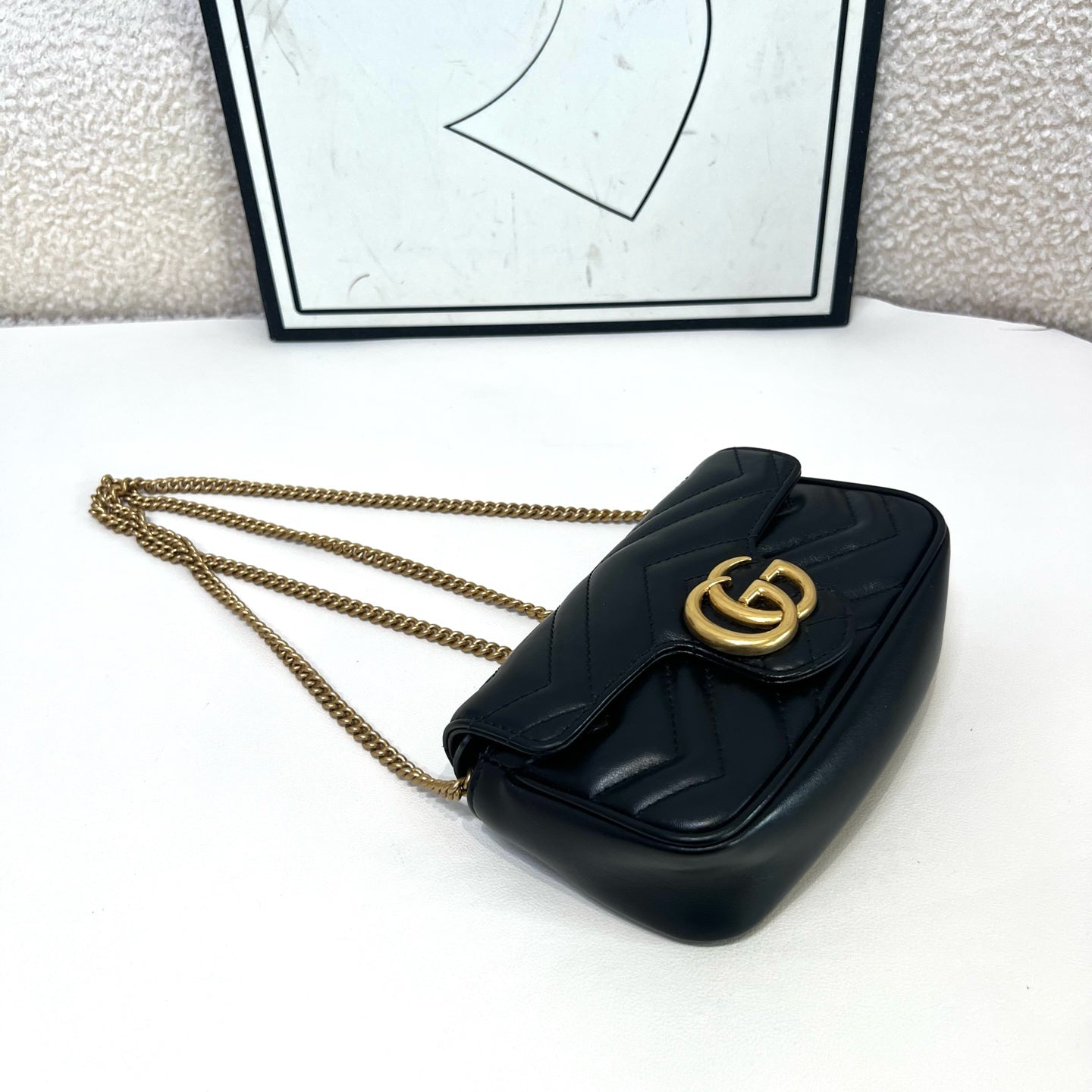 Gucci - GG Marmont - Leather - Black - (mini)