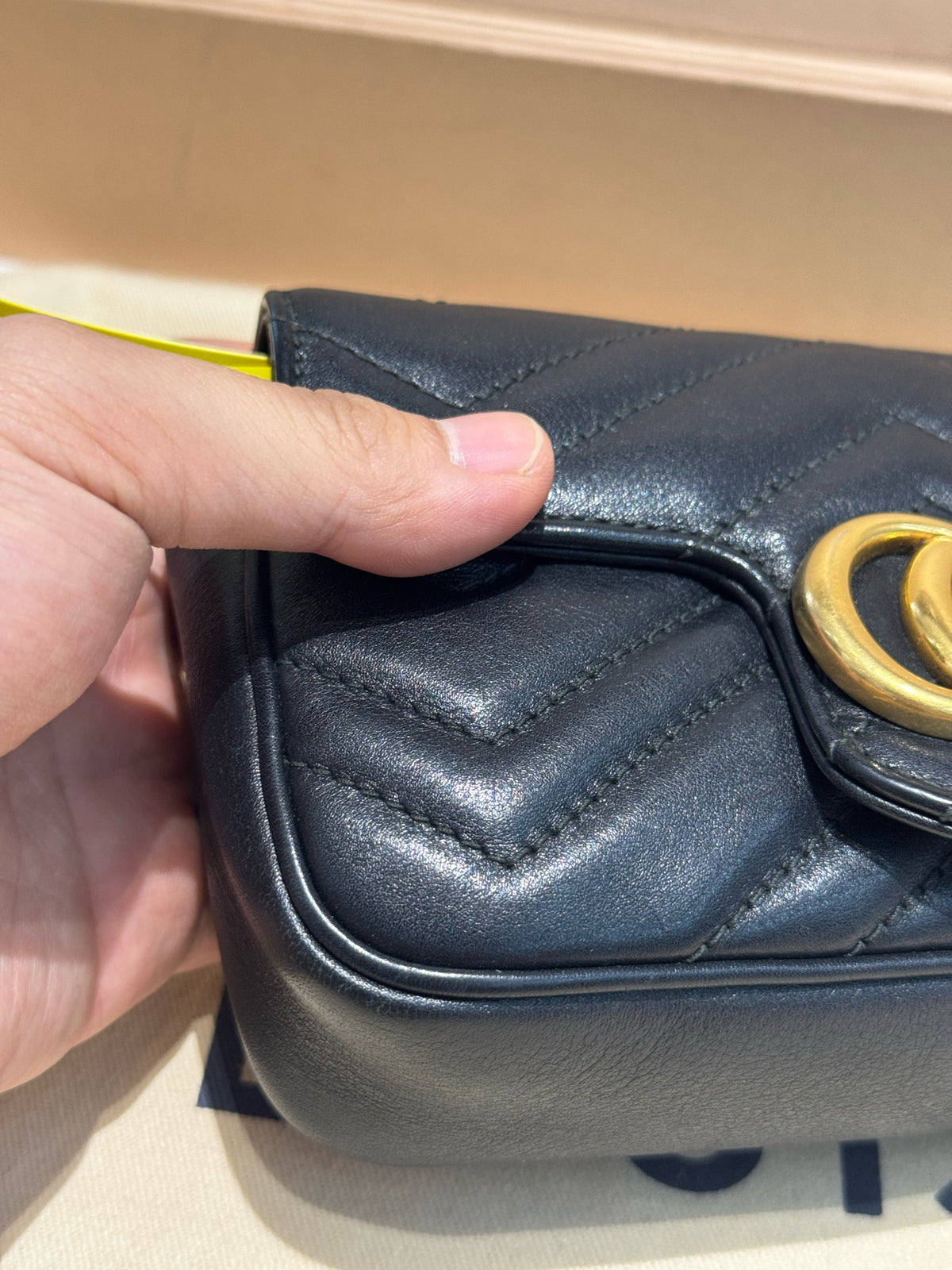 Gucci - GG Marmont - Leather - Black - (mini)