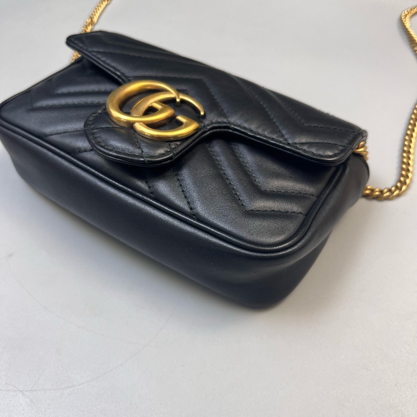 Gucci - GG Marmont - Leather - Black - (mini)