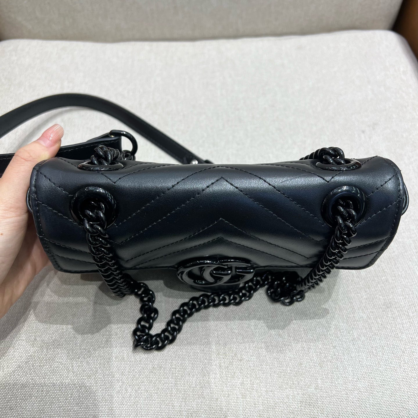 Gucci - GG Marmont - Leather - Black - (mini)