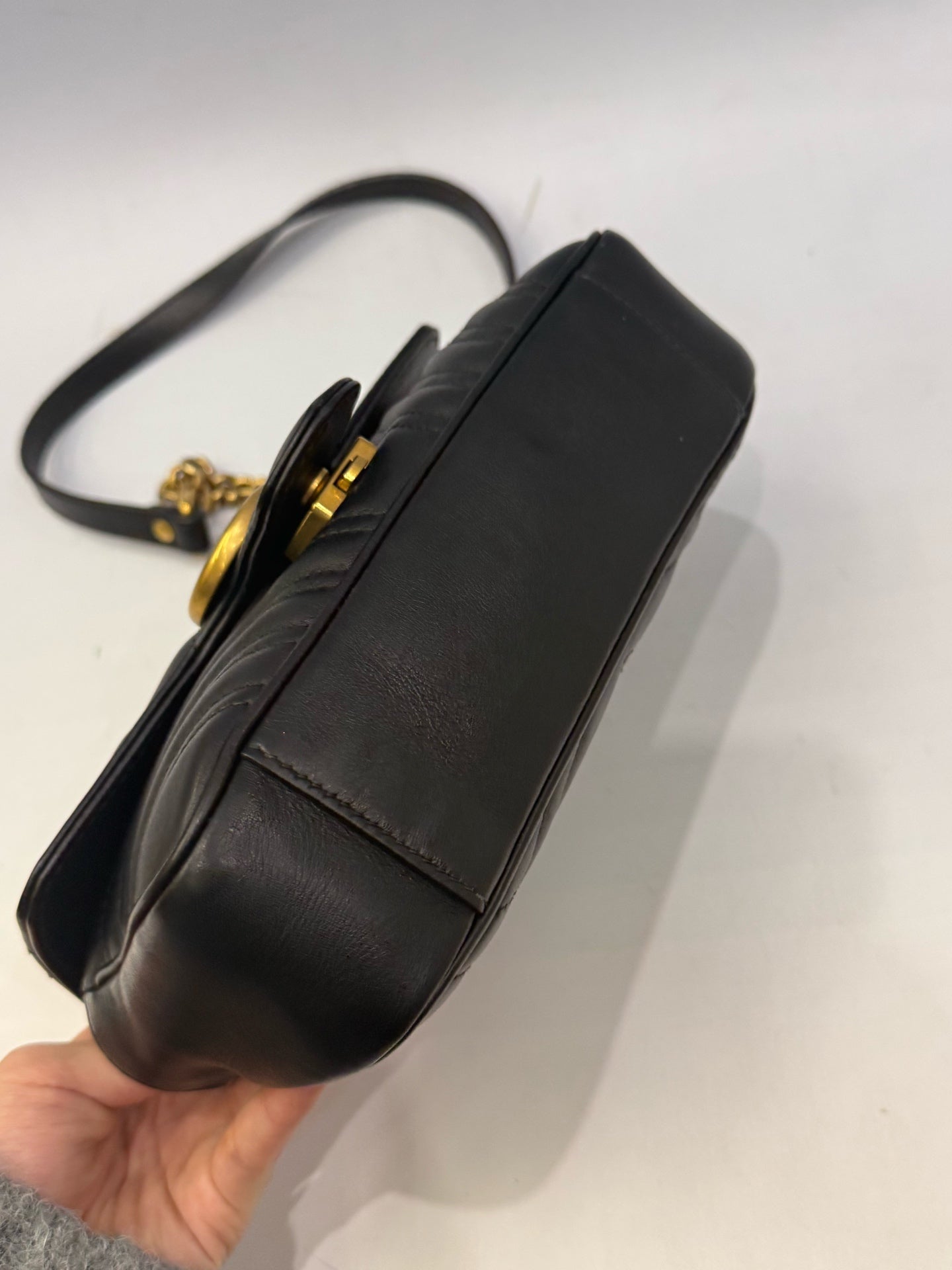 Gucci - GG Marmont - Leather - Black - (mini)