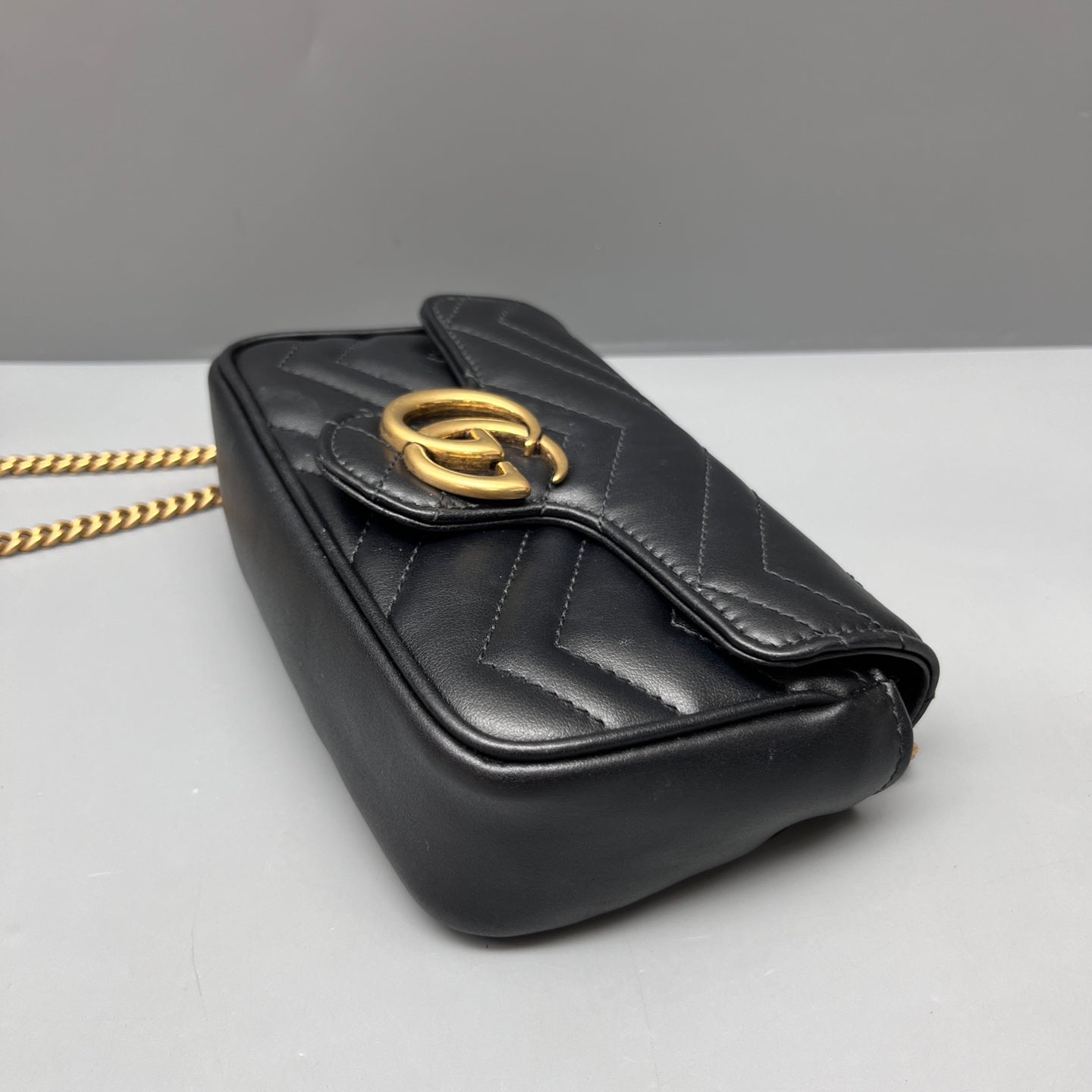 Gucci - GG Marmont - Leather - Black - (Mini)