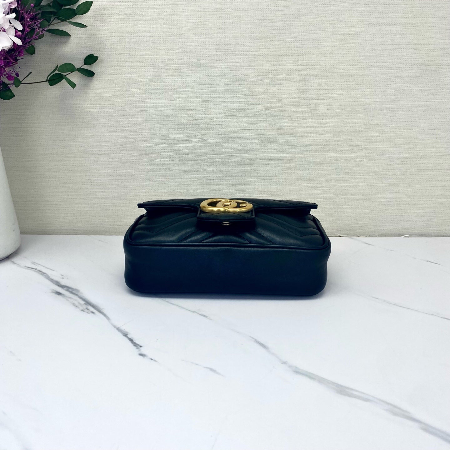 Gucci - GG Marmont - Leather - Black - (mini)