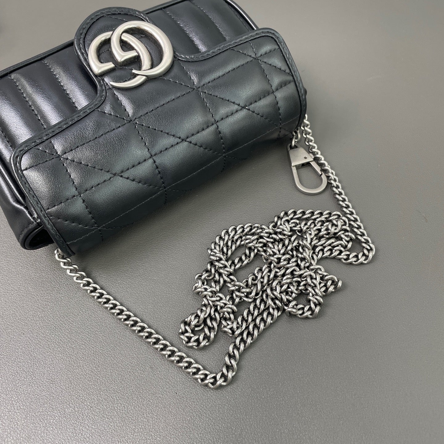 Gucci - GG Marmont - Leather - Black - (mini)