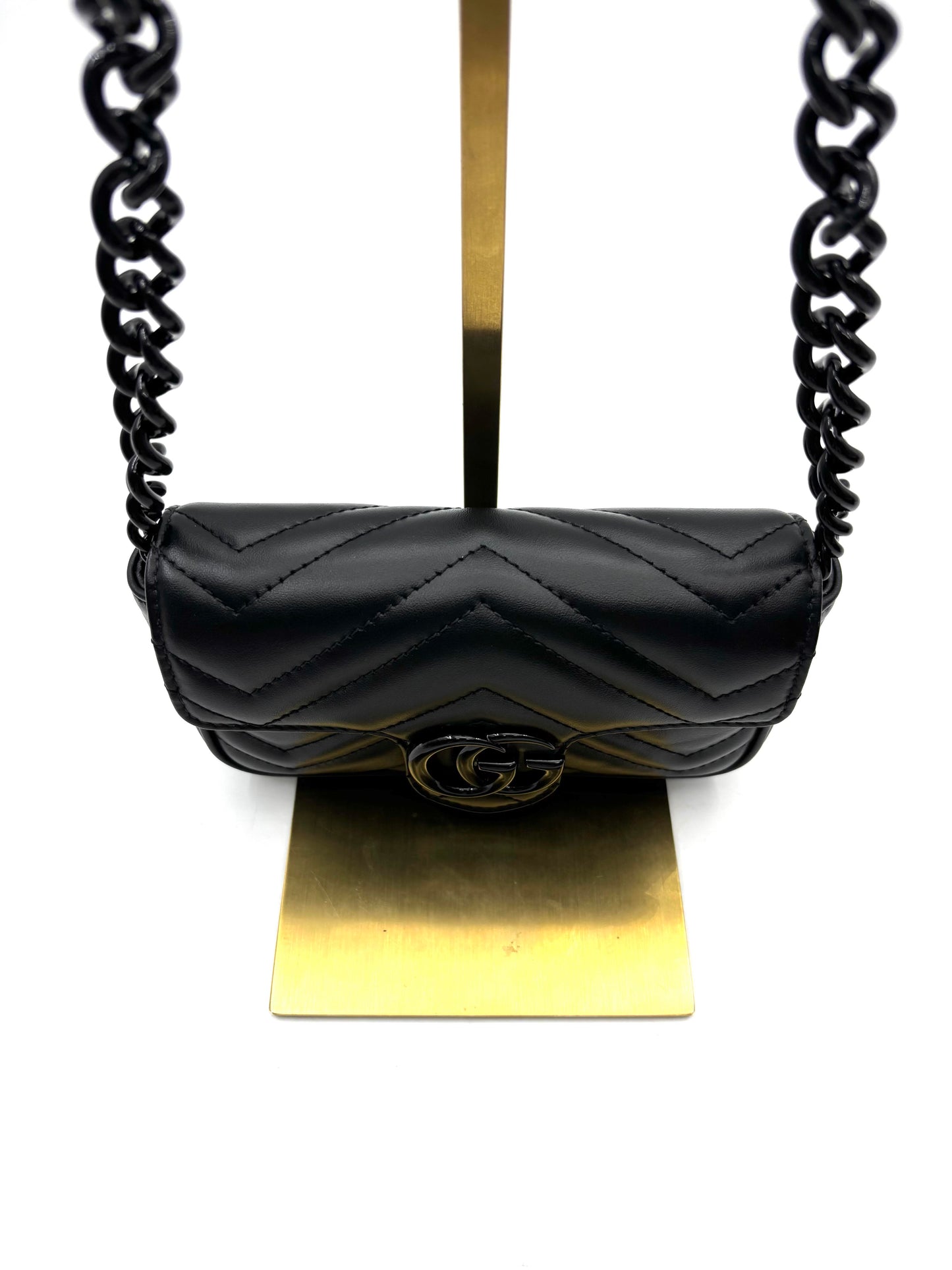 Gucci - GG Marmont - Leather - Black - (mini)