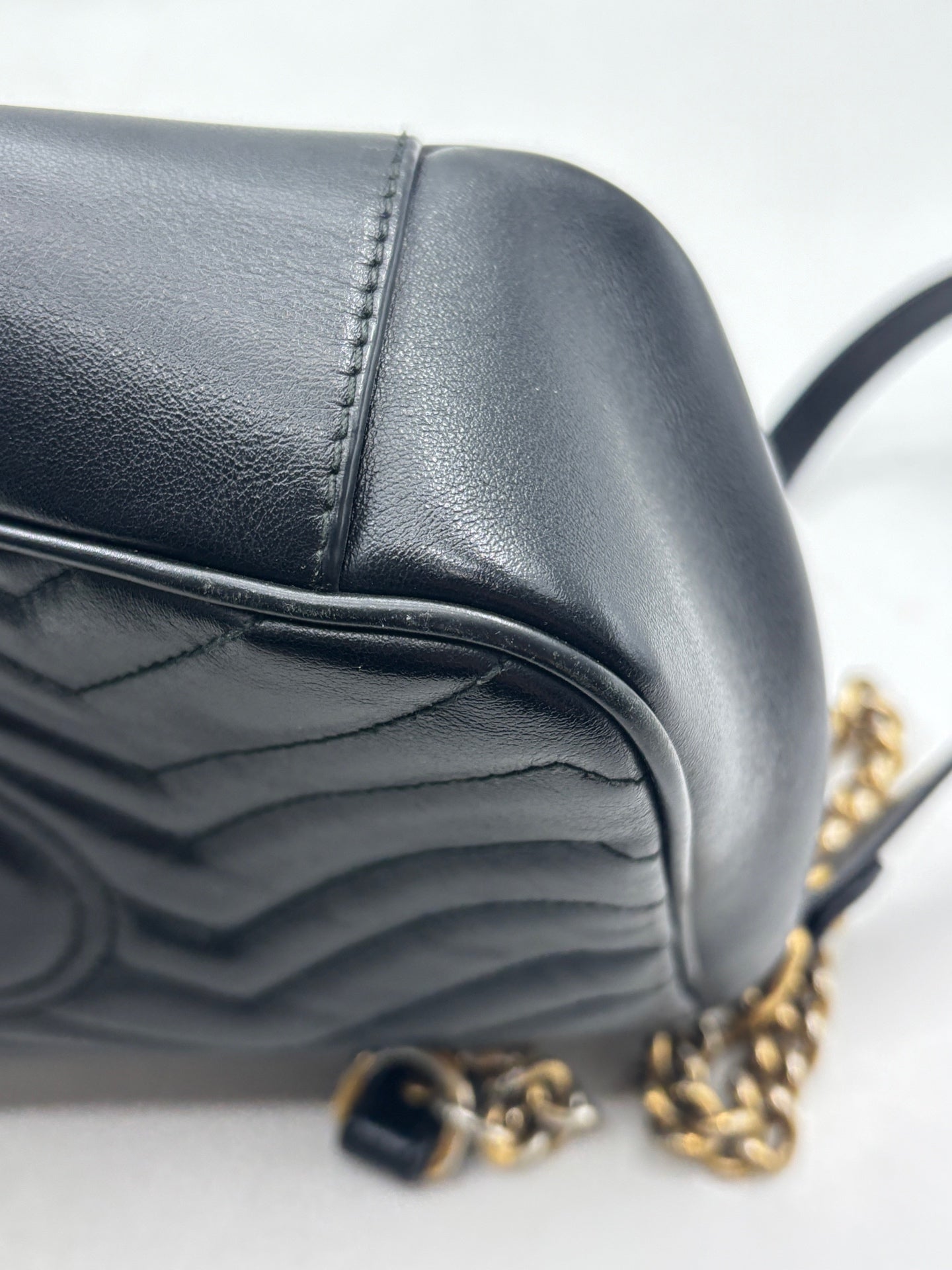Gucci - GG Marmont - Leather - Black - (mini)