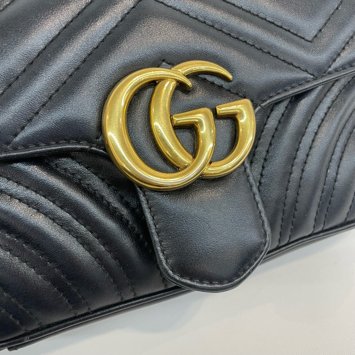 Gucci - GG Marmont - Leather - Black - (mini)