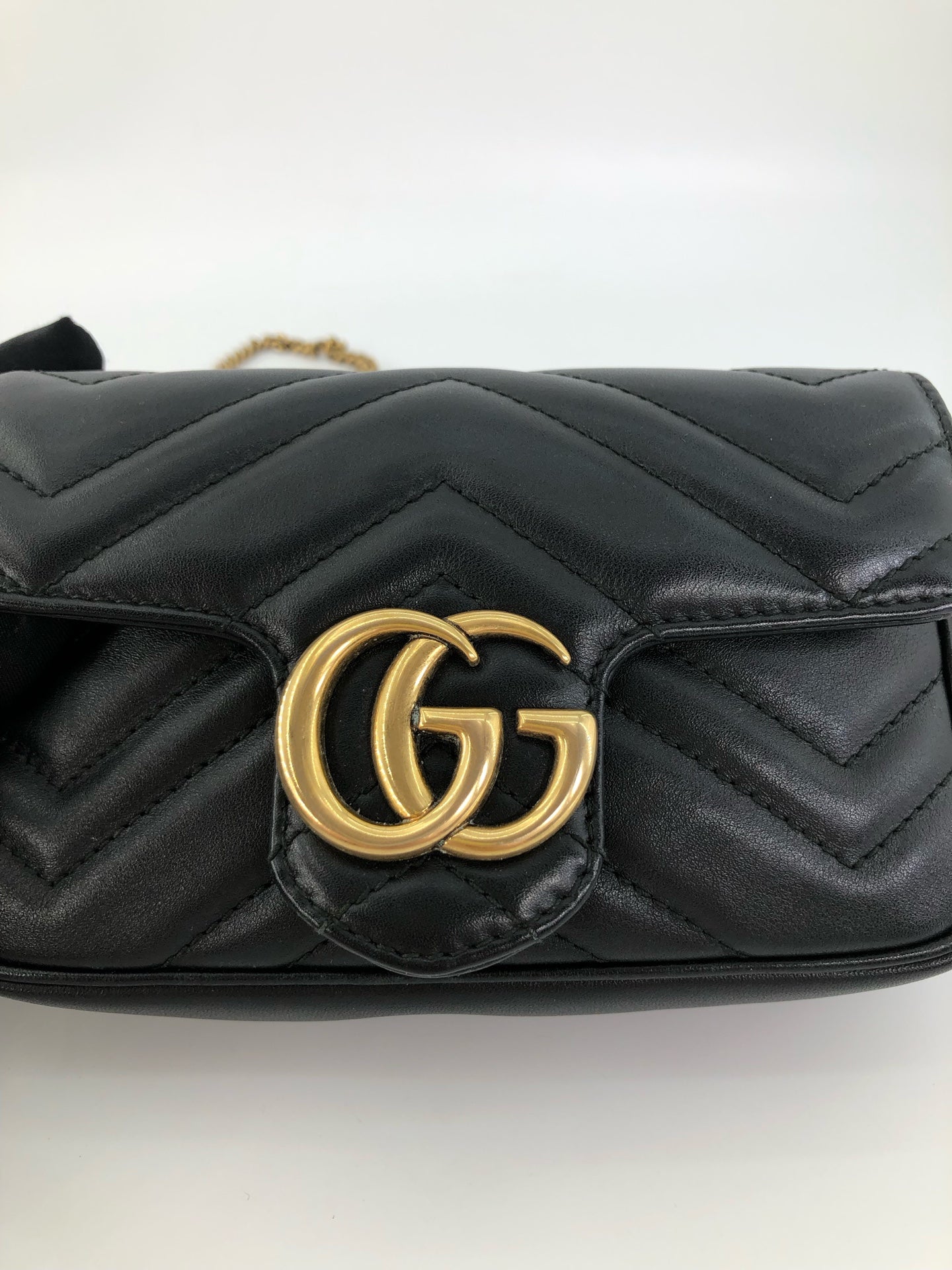 Gucci - GG Marmont - Leather - Black - (mini)