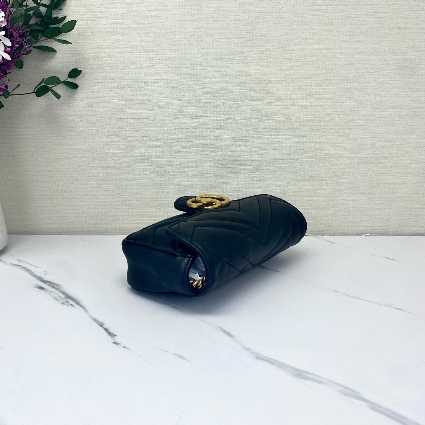 Gucci - GG Marmont - Leather - Black - (mini)