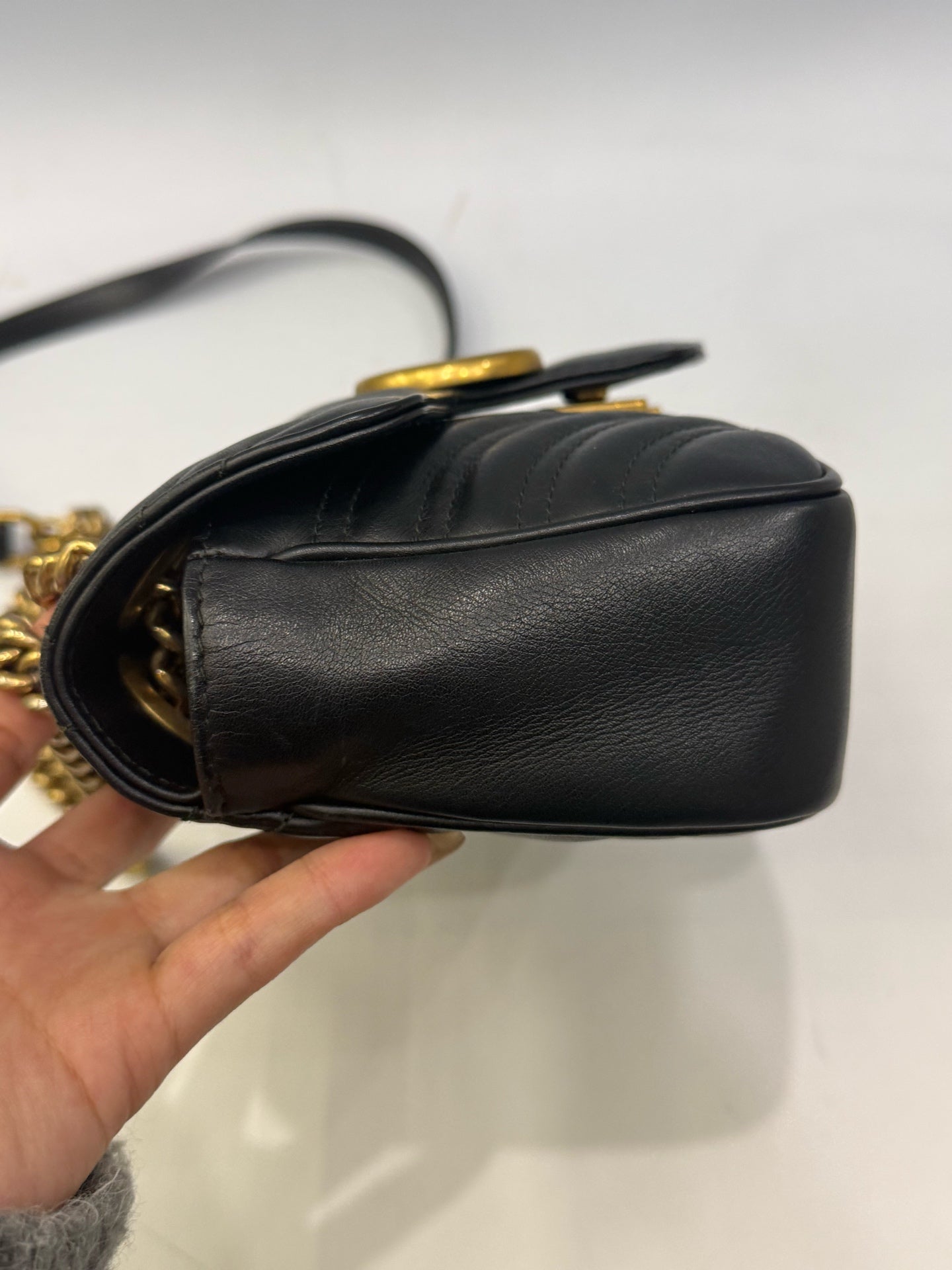 Gucci - GG Marmont - Leather - Black - (mini)