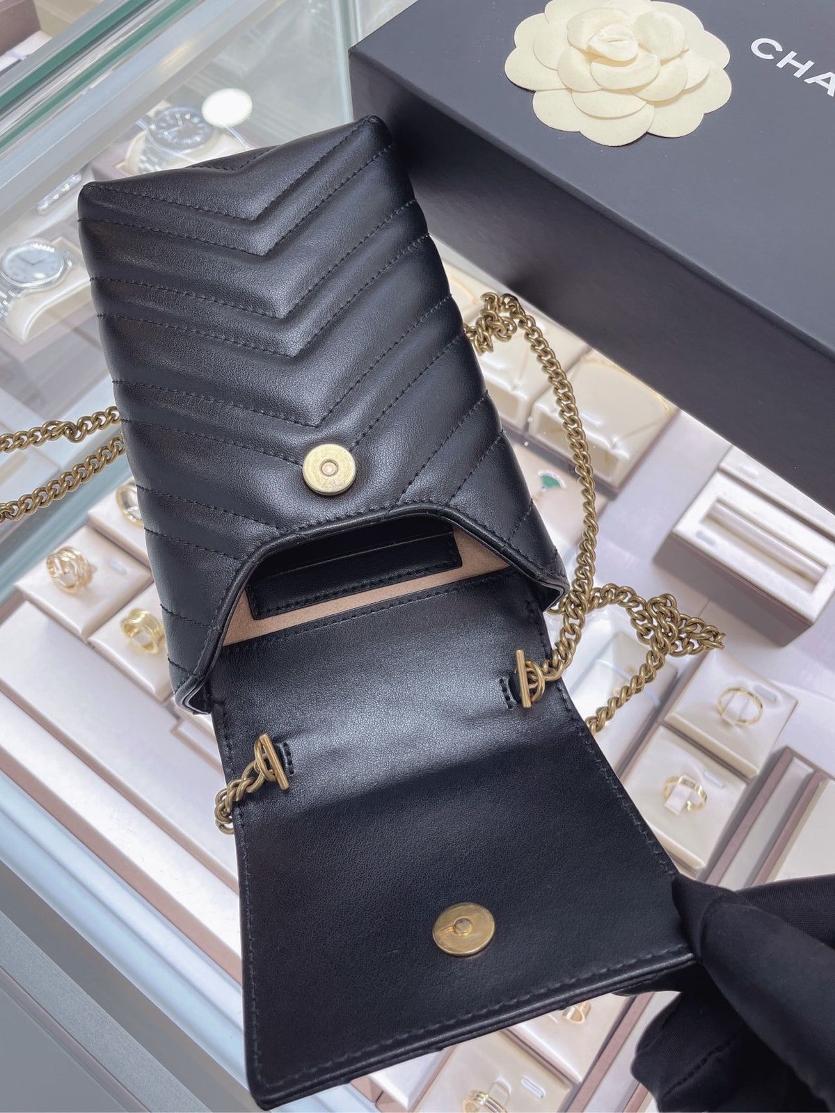 Gucci - GG Marmont - Leather - Black - (mini)