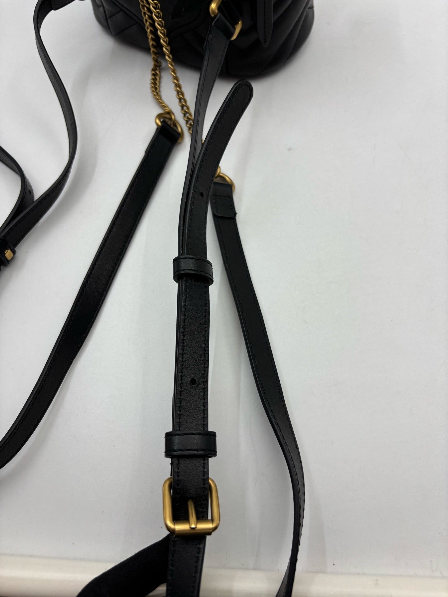 Gucci - GG Marmont - Leather - Black - (mini)