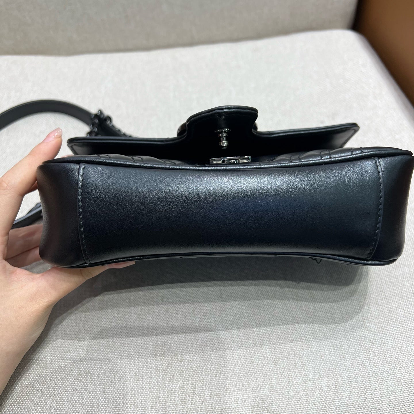 Gucci - GG Marmont - Leather - Black - (mini)