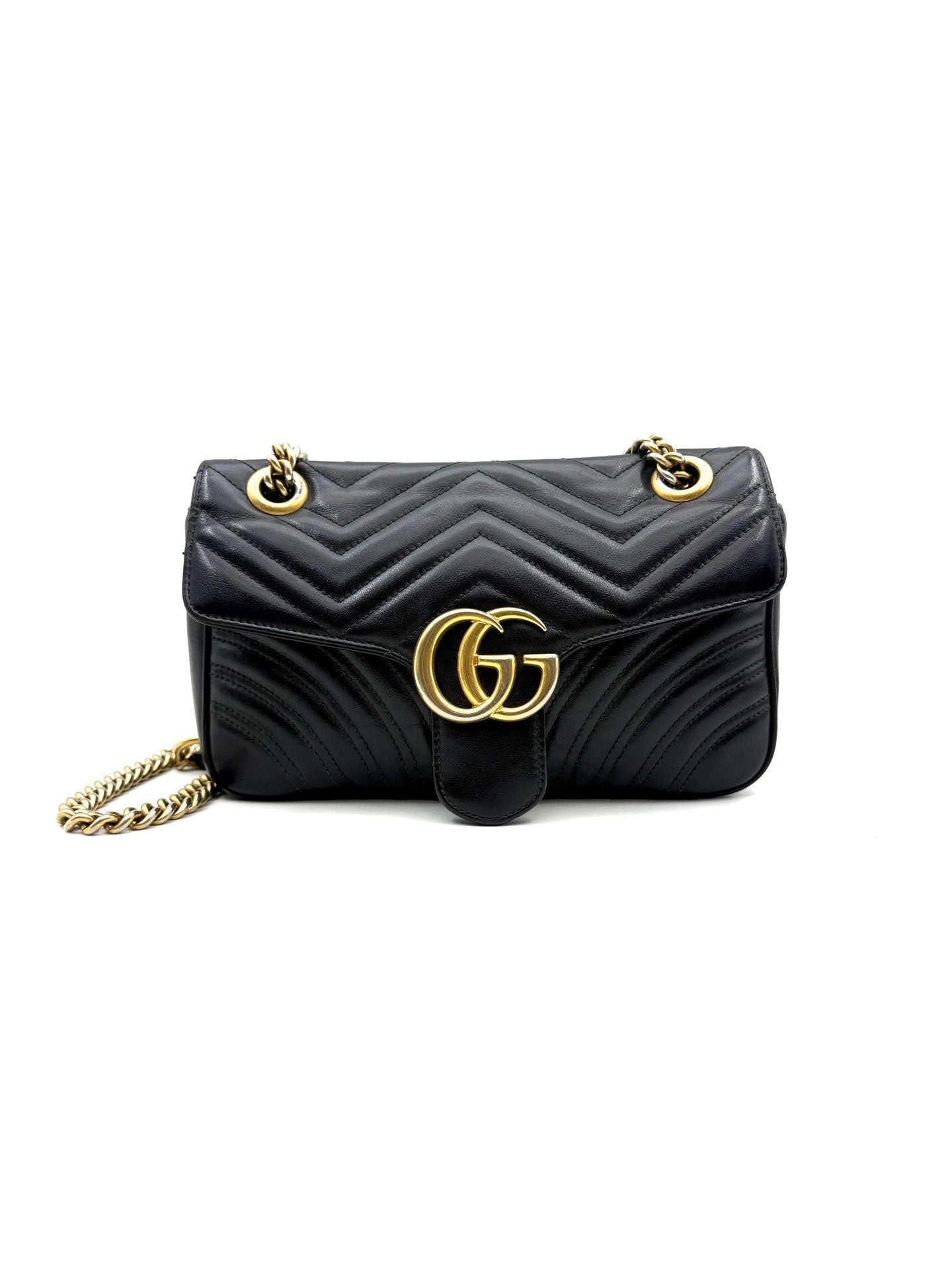Gucci - GG Marmont - Leather - Black - (Mini)