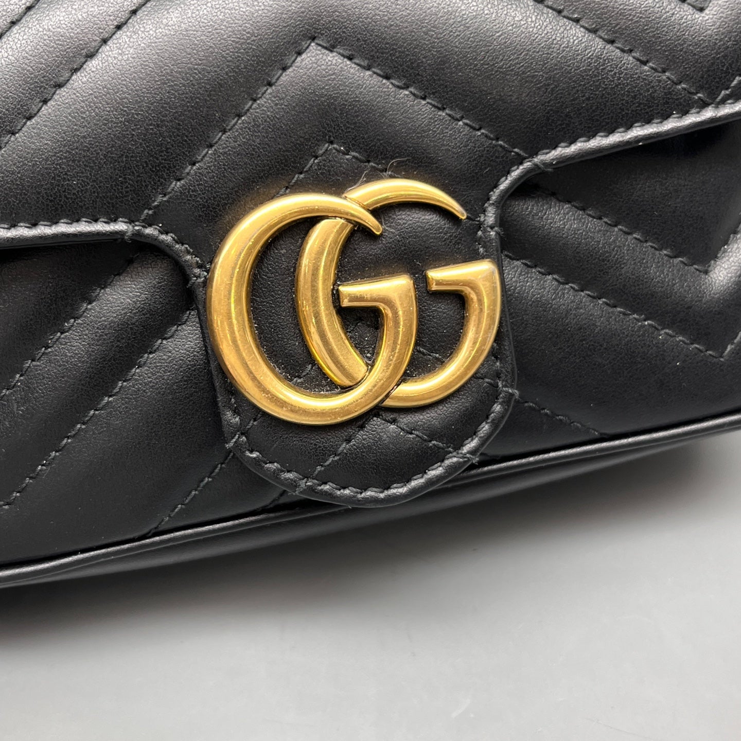 Gucci - GG Marmont - Leather - Black - (mini)