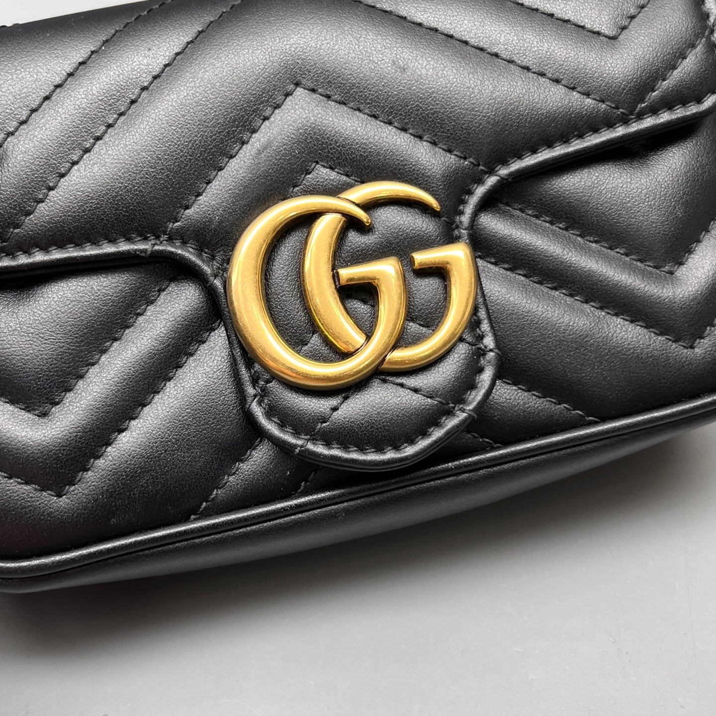 Gucci - GG Marmont - Leather - Black - (Mini)
