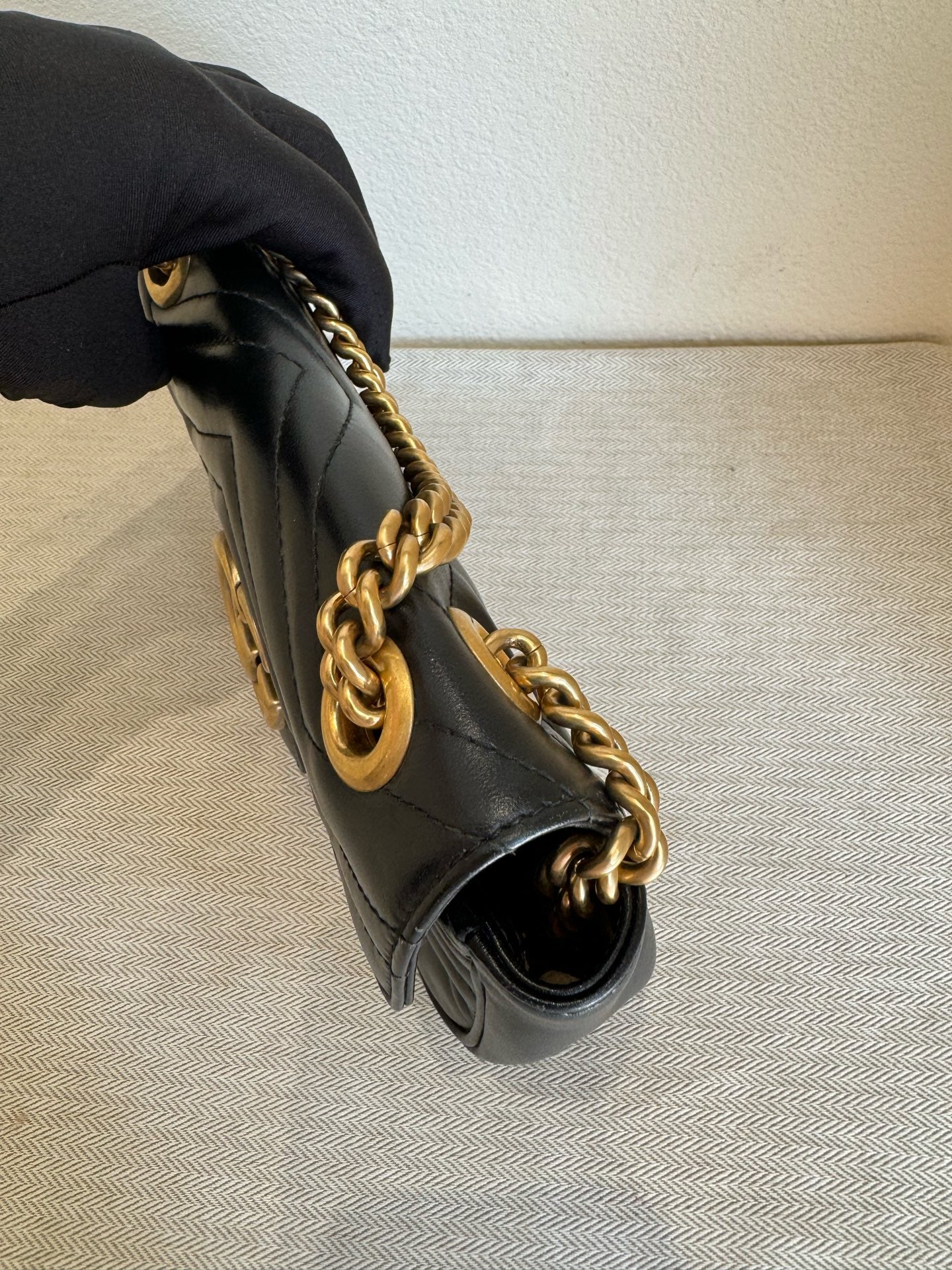 Gucci - GG Marmont - Leather - Black - (mini)