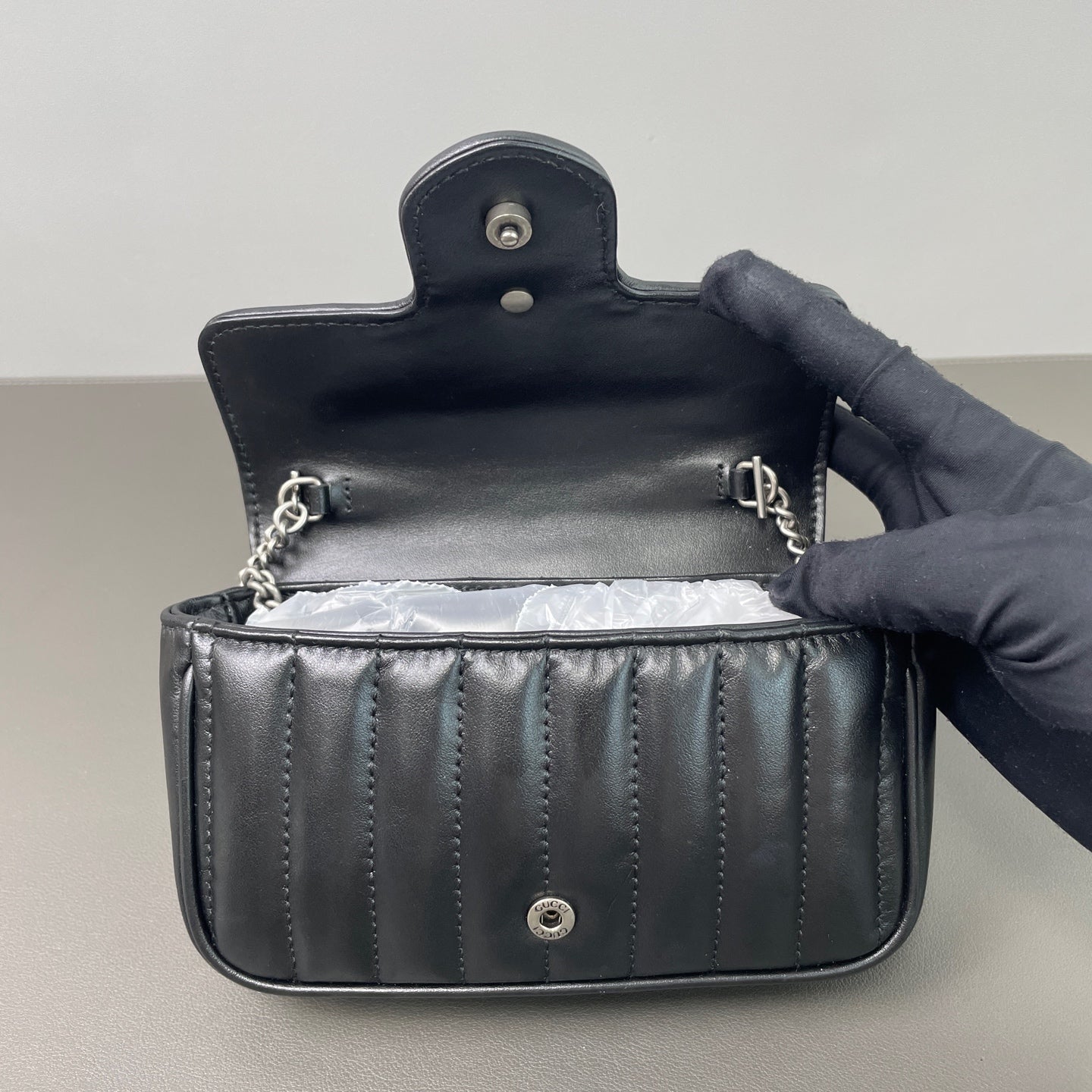 Gucci - GG Marmont - Leather - Black - (mini)