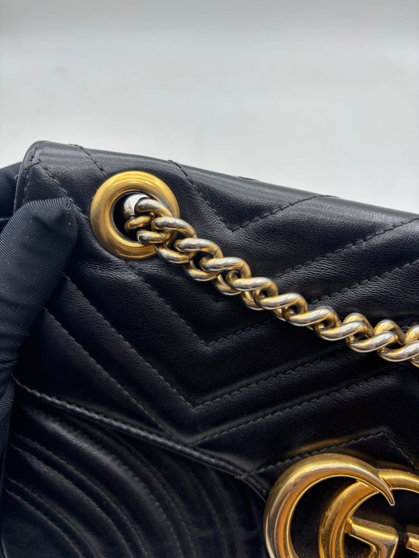 Gucci - GG Marmont - Leather - Black - (mini)
