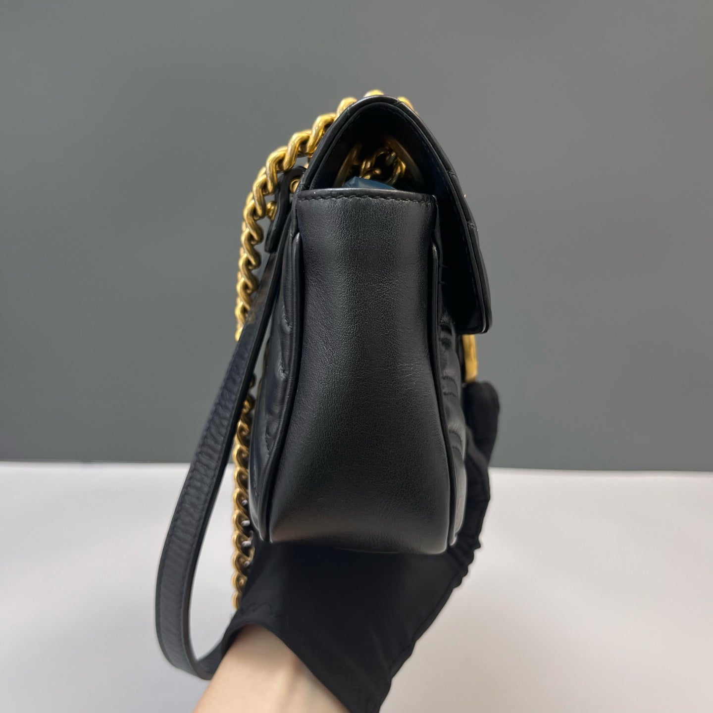 Gucci - GG Marmont - Leather - Black - (mini)
