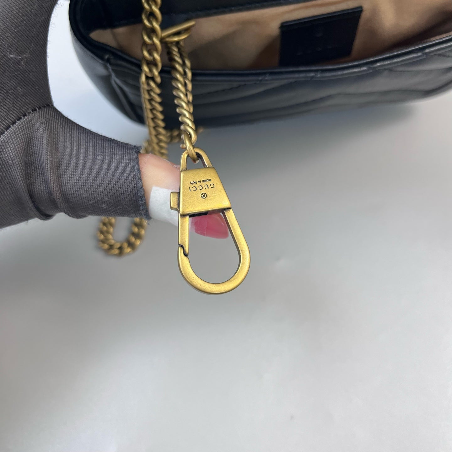 Gucci - GG Marmont - Leather - Black - (mini)