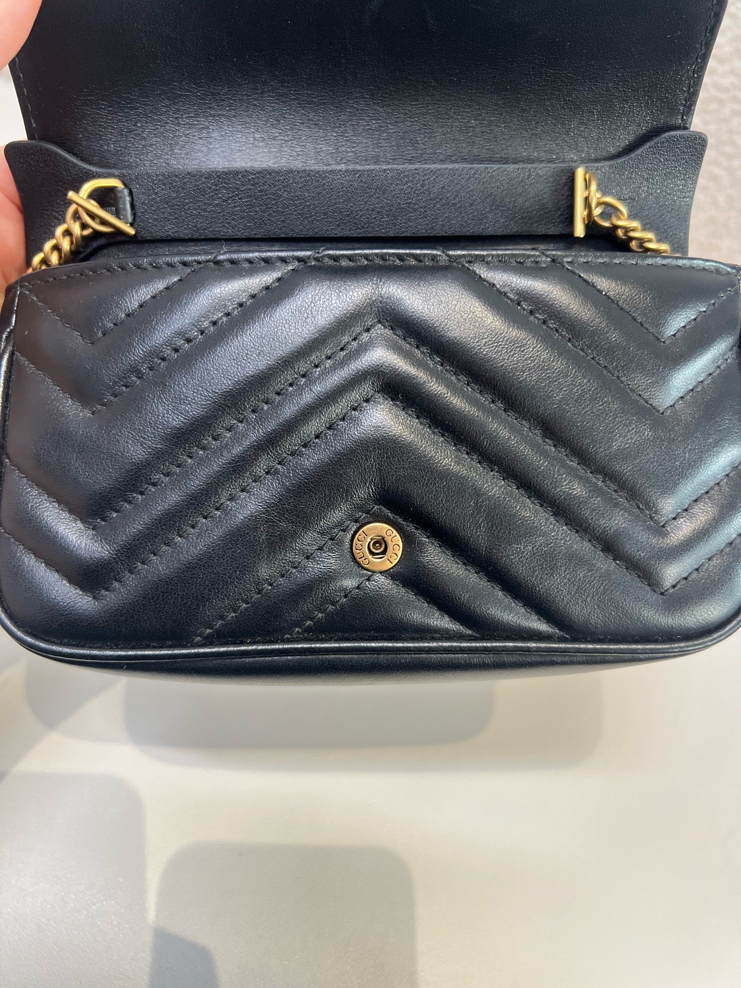 Gucci - GG Marmont - Leather - Black - (mini)