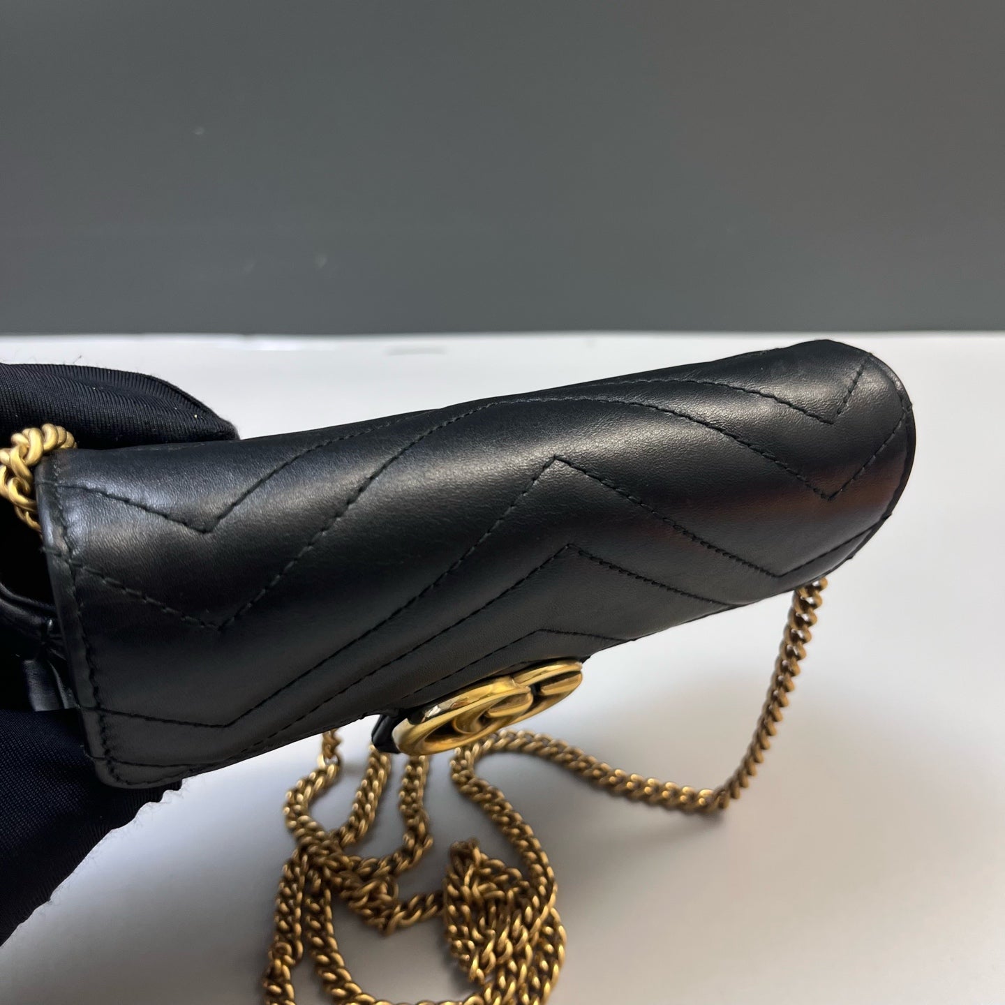 Gucci - GG Marmont - Leather - Black - (mini)
