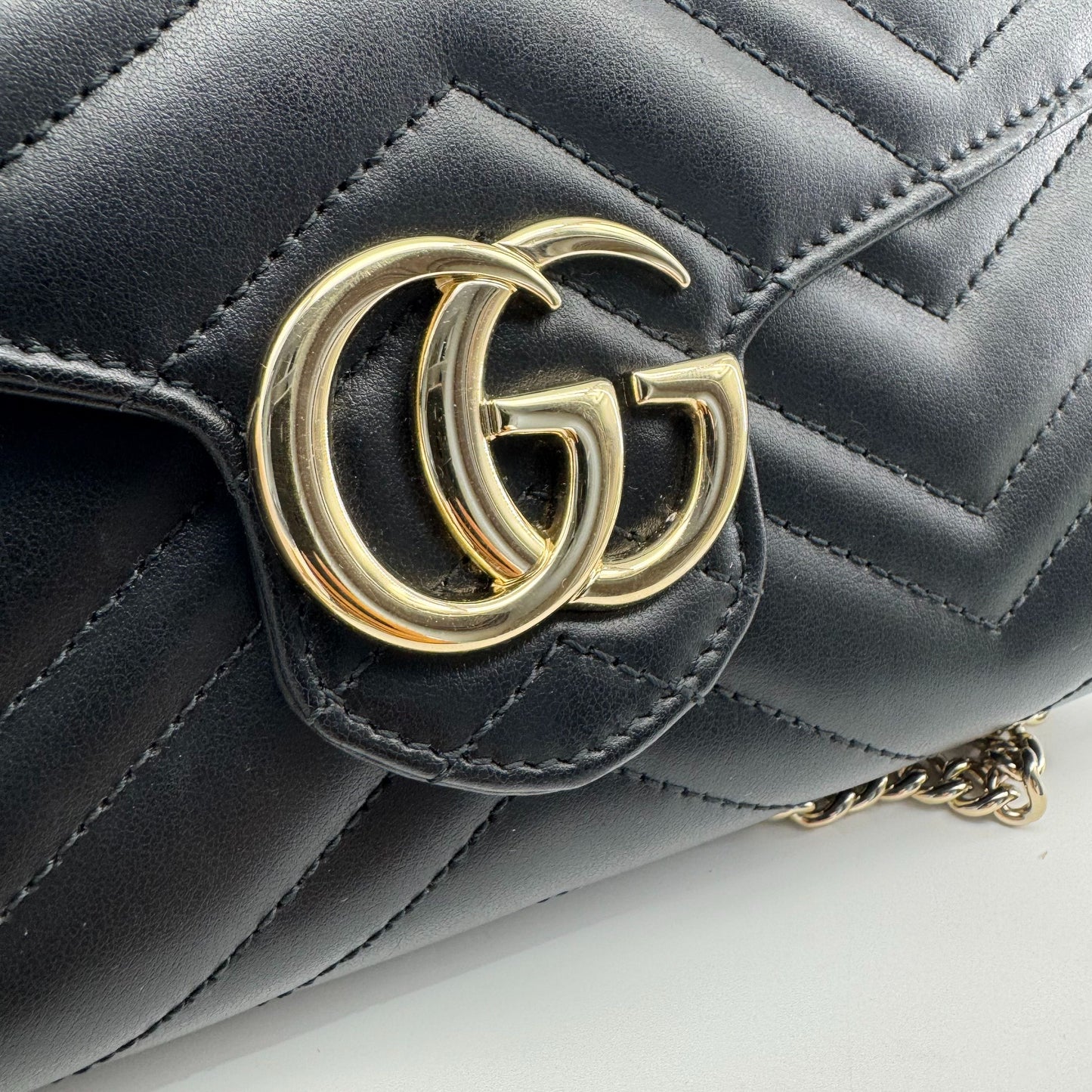 Gucci - GG Marmont - Leather - Black - (mini)