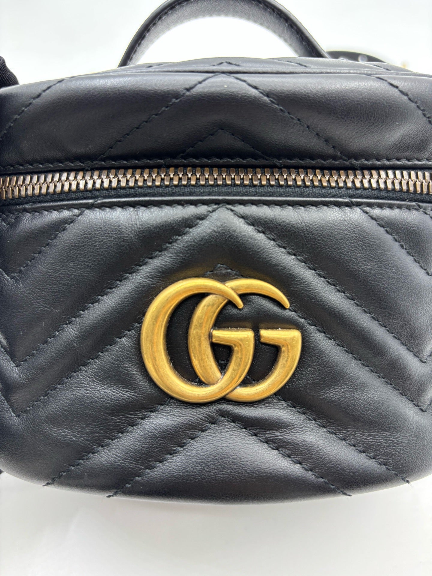 Gucci - GG Marmont - Leather - Black - (mini)