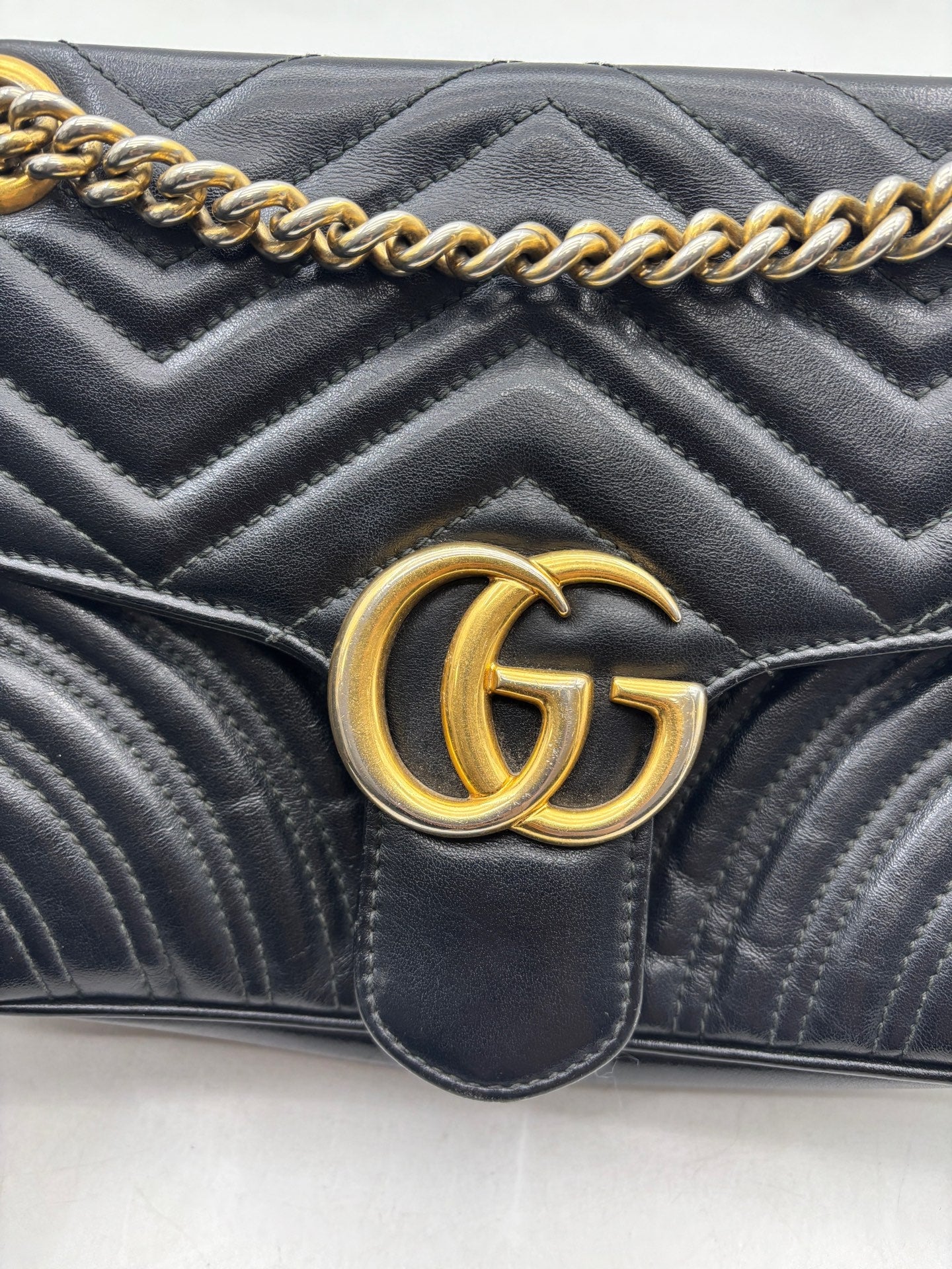 Gucci - GG Marmont - Leather - Black - (mini)